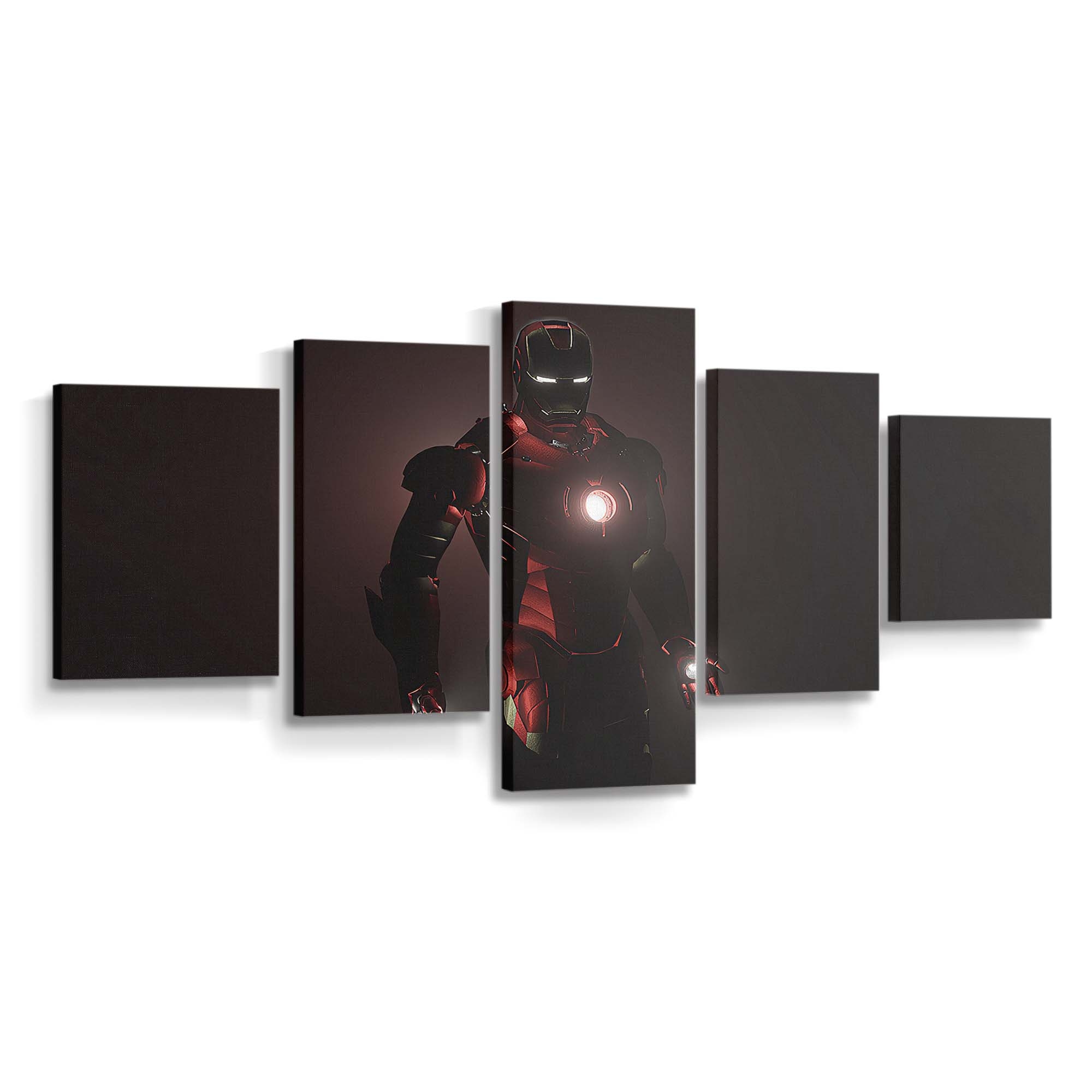 Iron Man Dark Leinwandbild - Wanddeko
