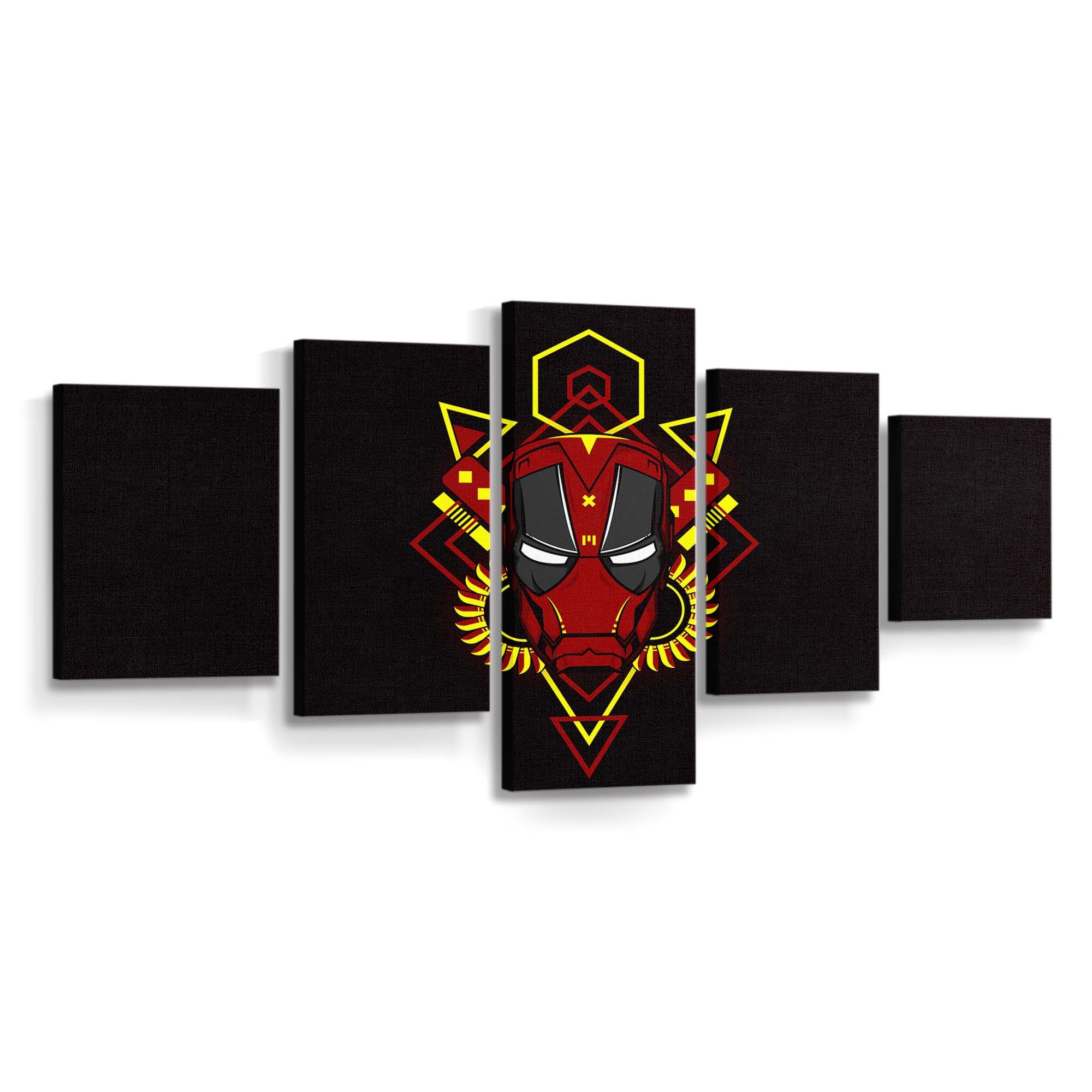 Iron Man Deadpool Version Leinwandbild - Wanddeko