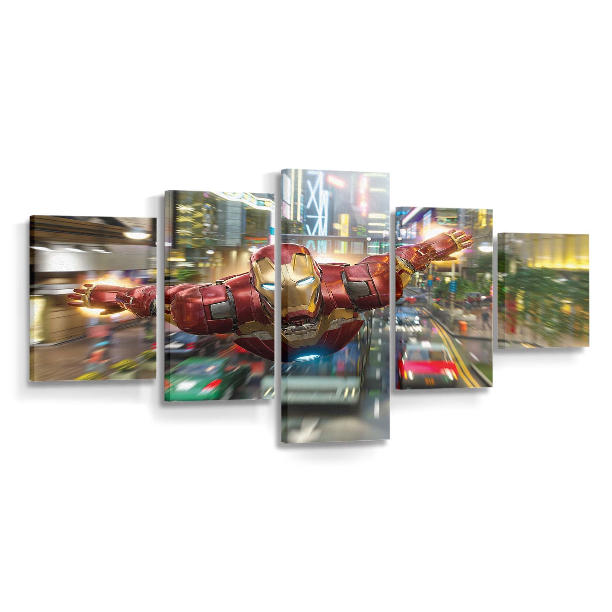 Iron Man Disneyland Hongkong Leinwandbild - Wanddeko