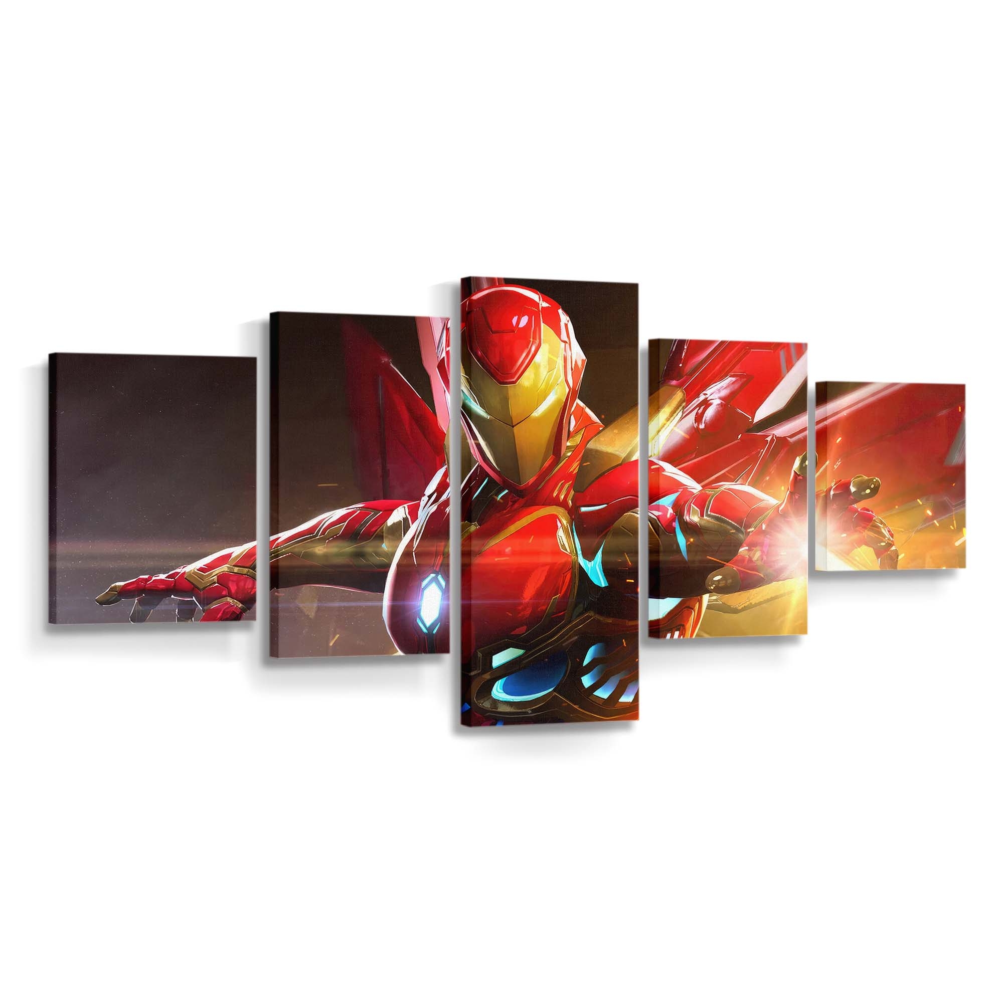 Iron Man Feuerlöscher Leinwandbild - Wanddeko