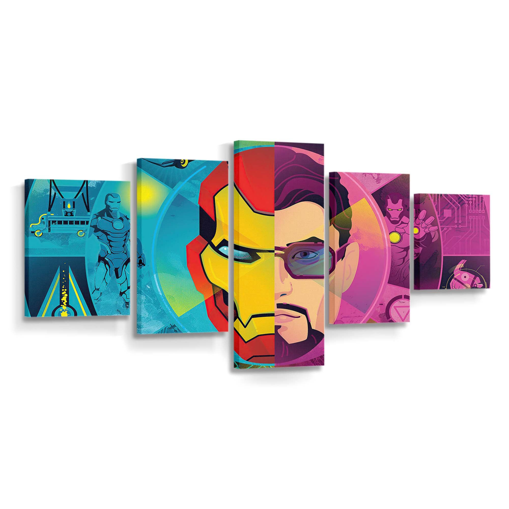 Iron Man Fortnite 202 Leinwandbild - Wanddeko