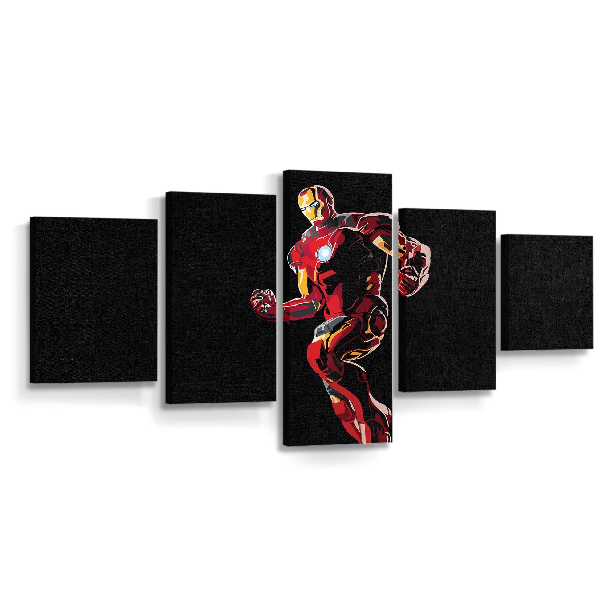 Iron Man Grafikdesign Leinwandbild - Wanddeko