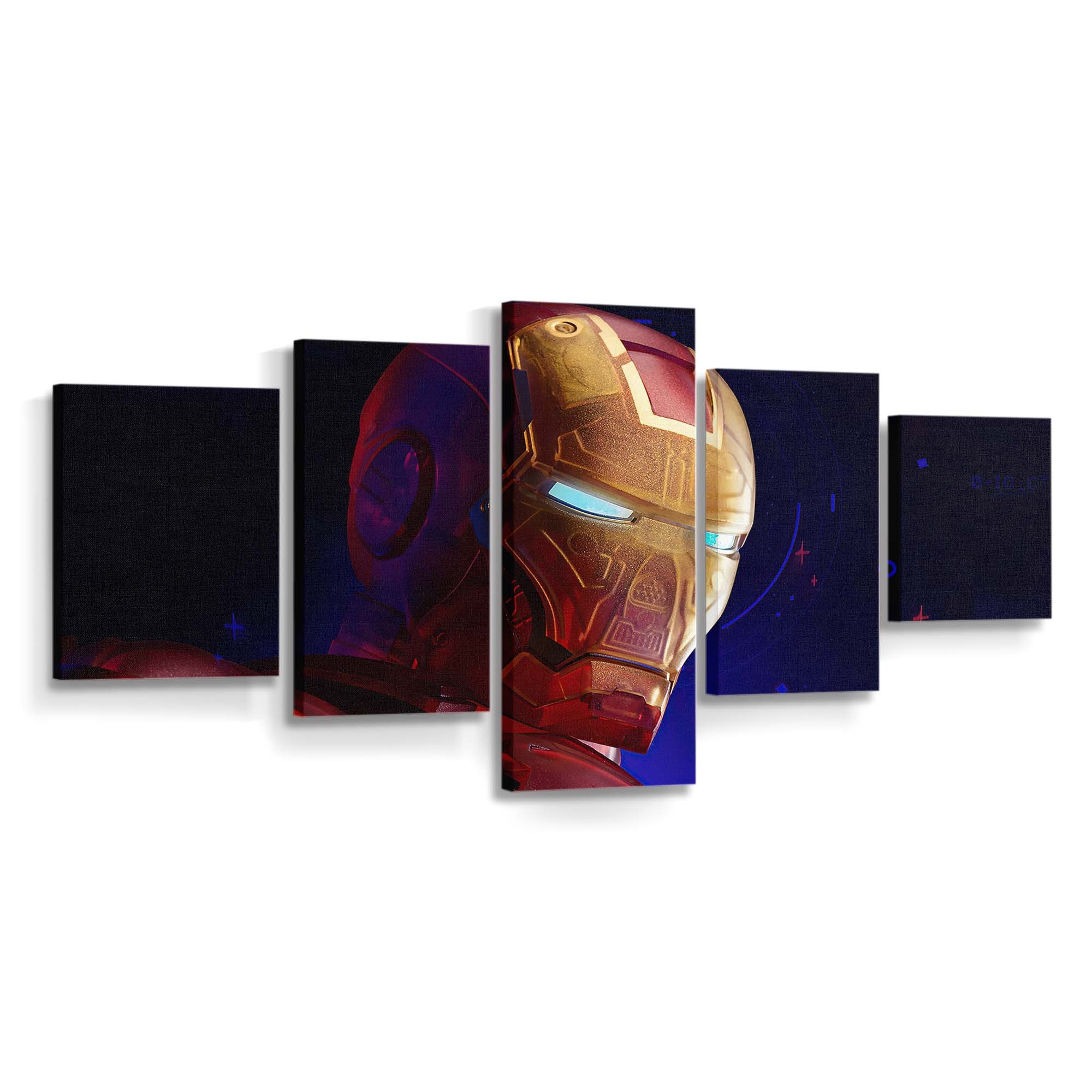 Iron Man Holografisch 2020 2 Leinwandbild - Wanddeko