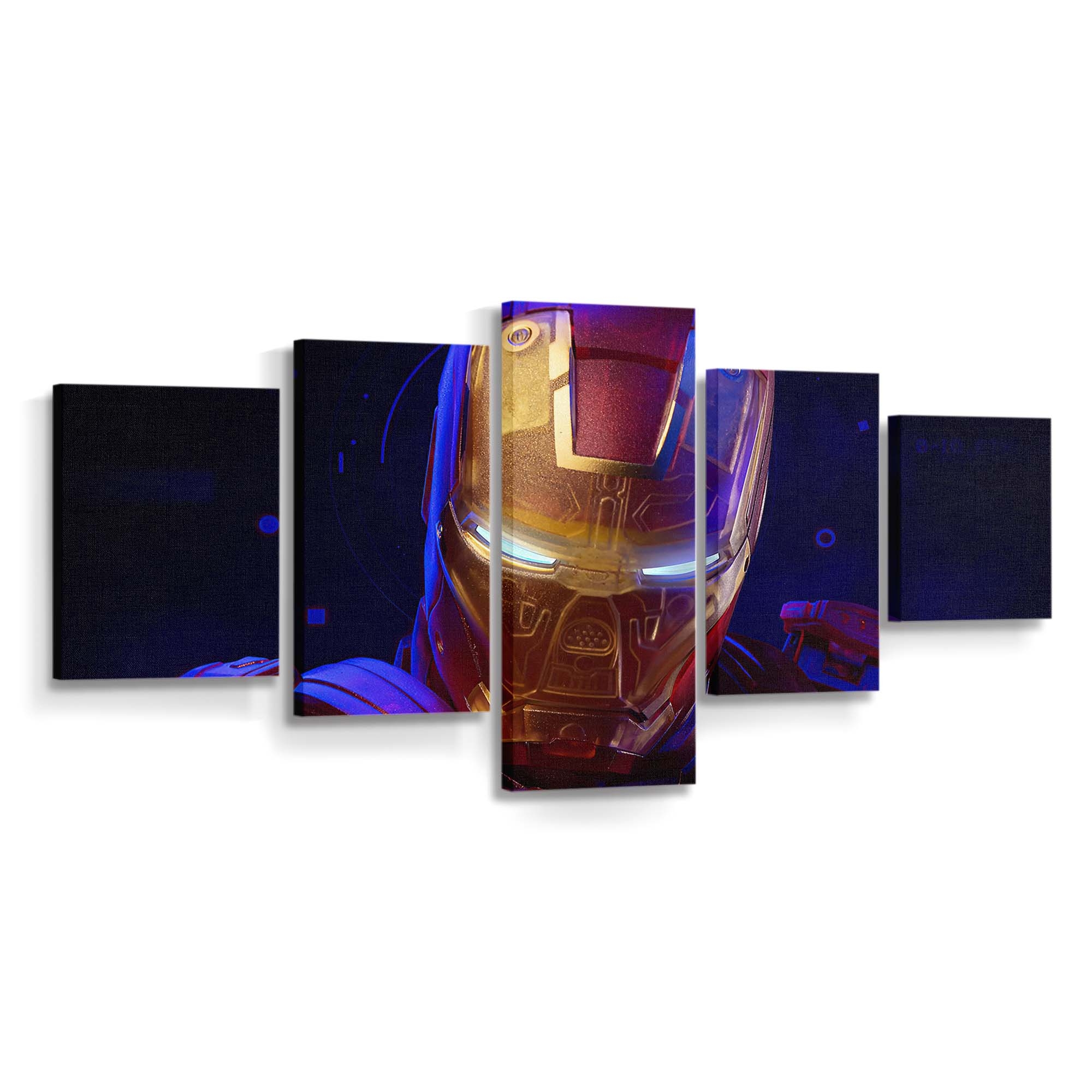 Iron Man Holografisch 2 Leinwandbild - Wanddeko