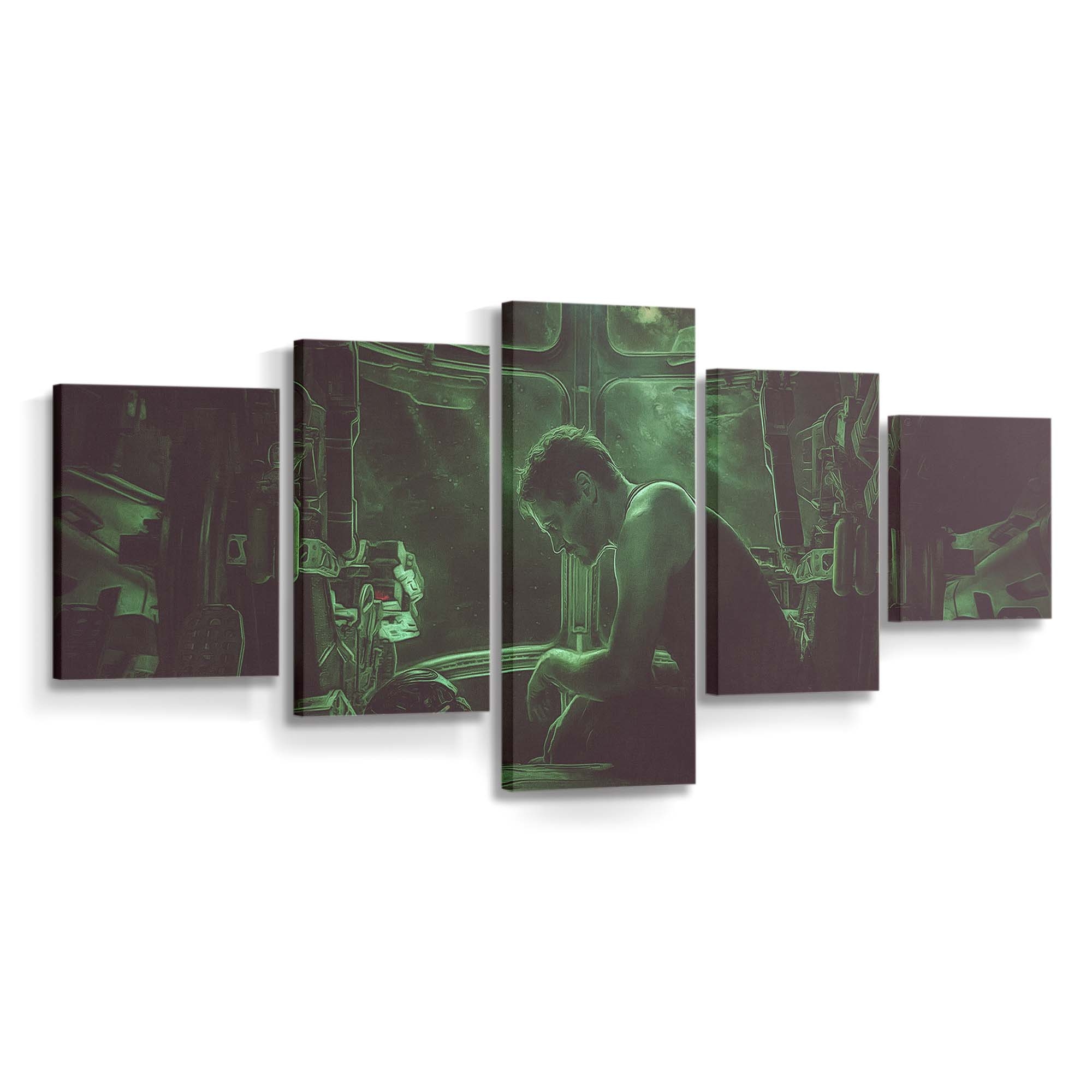 Iron Man in Milano Avengers: Endgame Leinwandbild - Wanddeko