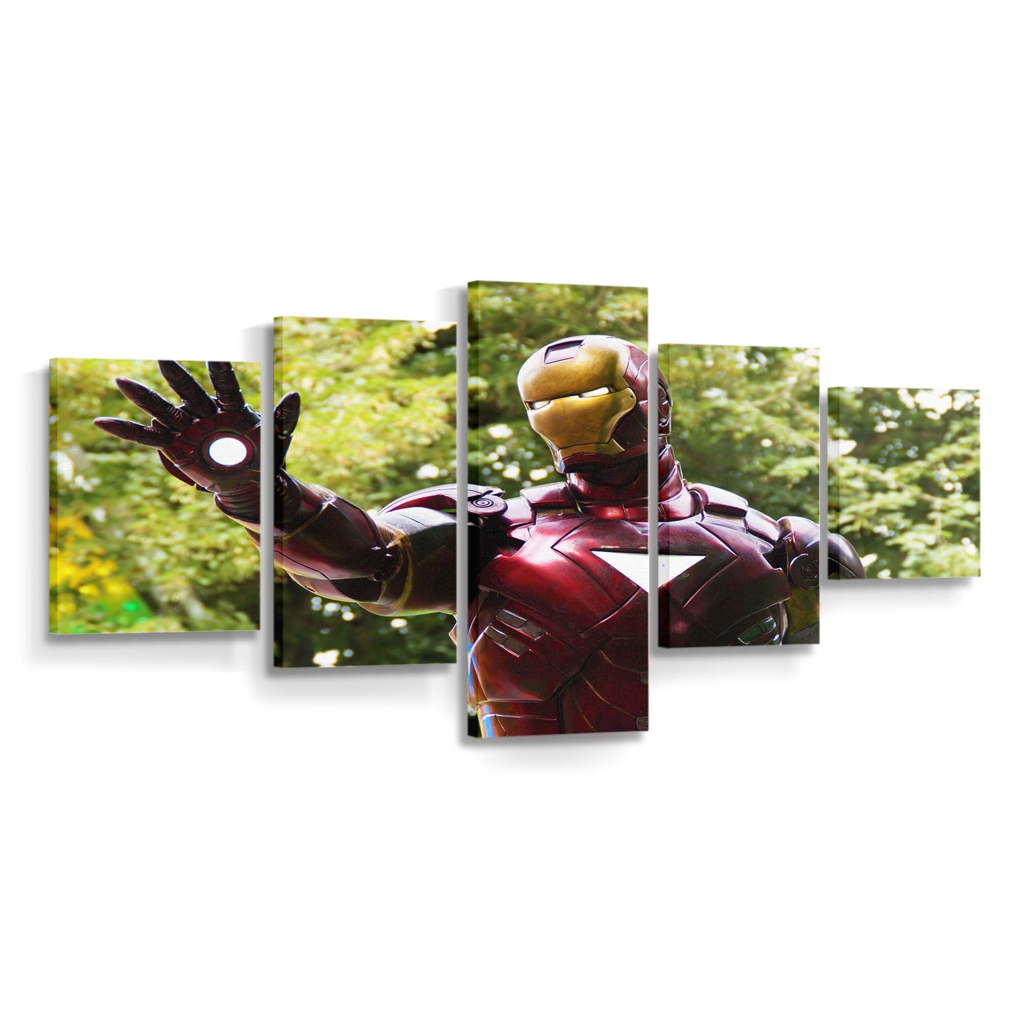 Iron Man in der Öffentlichkeit Leinwandbild - Wanddeko