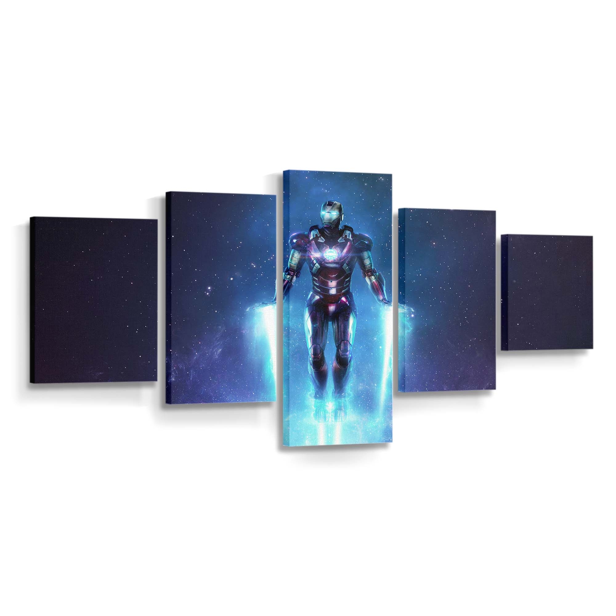 Iron Man im Weltraum 2 Leinwandbild - Wanddeko