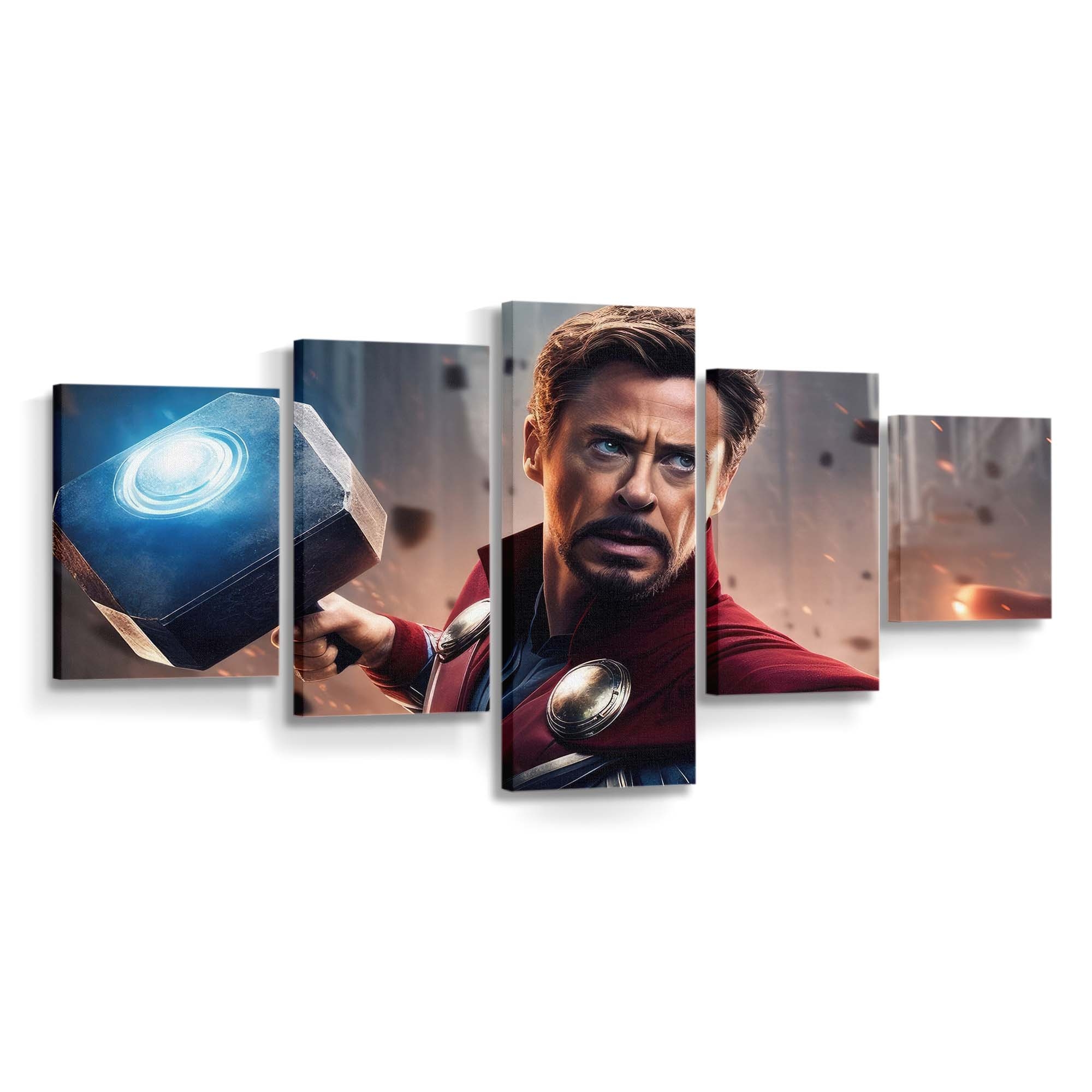 Iron Man in Thor: Multiverse Leinwandbild - Wanddeko
