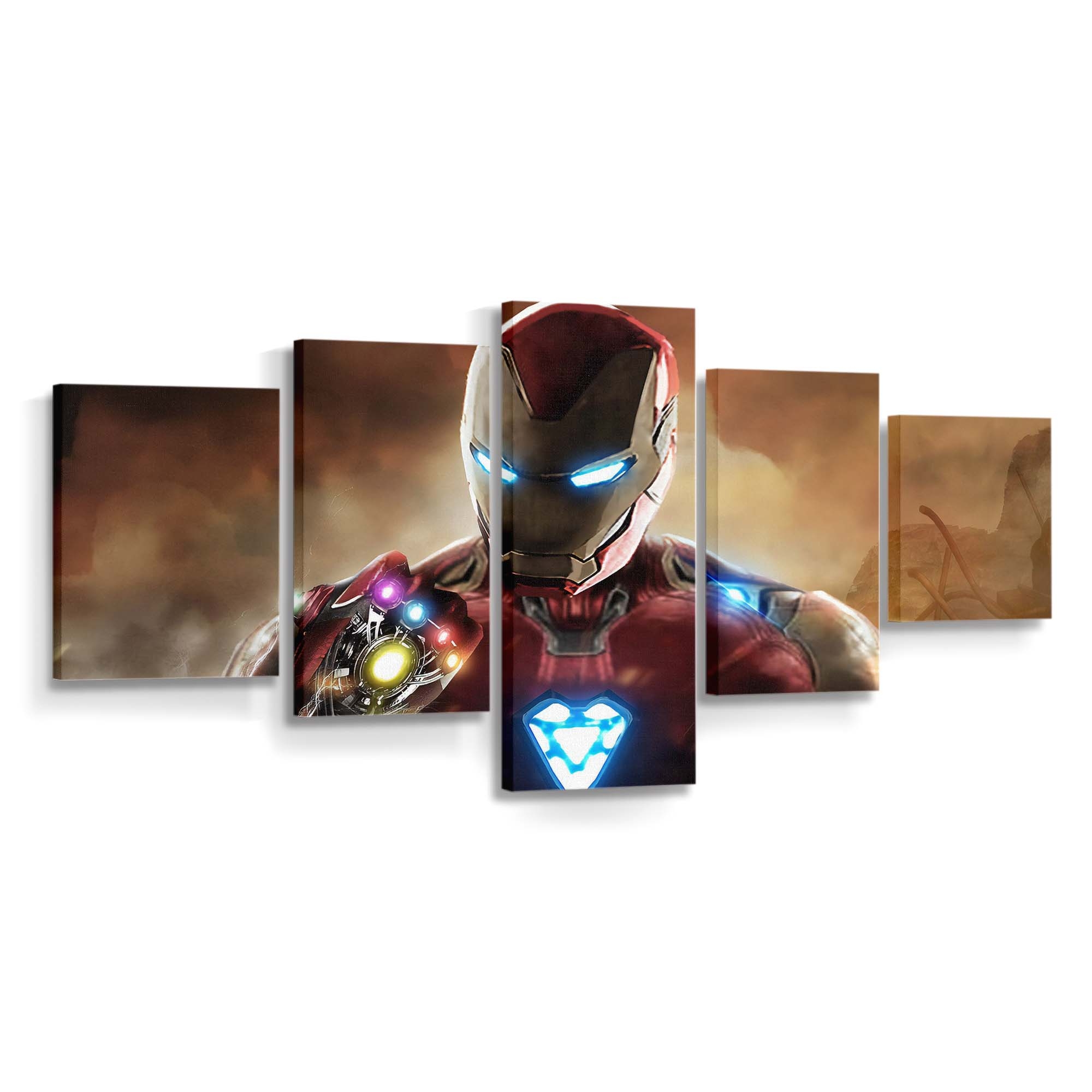 Iron Man Infinity Gauntlet Avengers Endgame Leinwandbild - Wanddeko