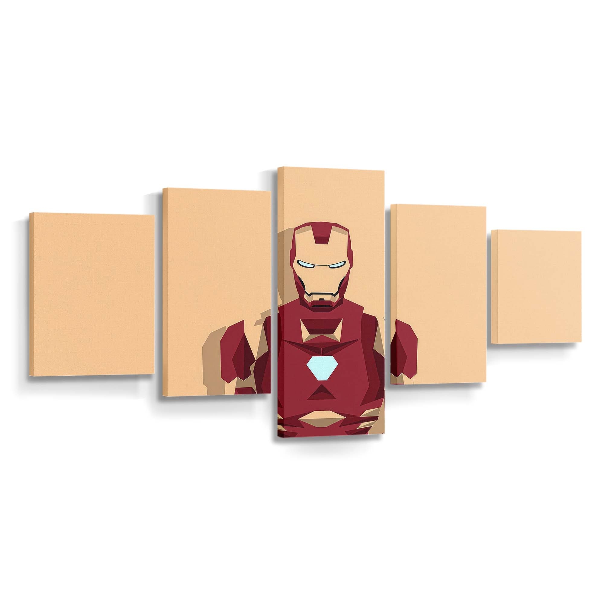 Iron Man Minimal 3 Leinwandbild - Wanddeko