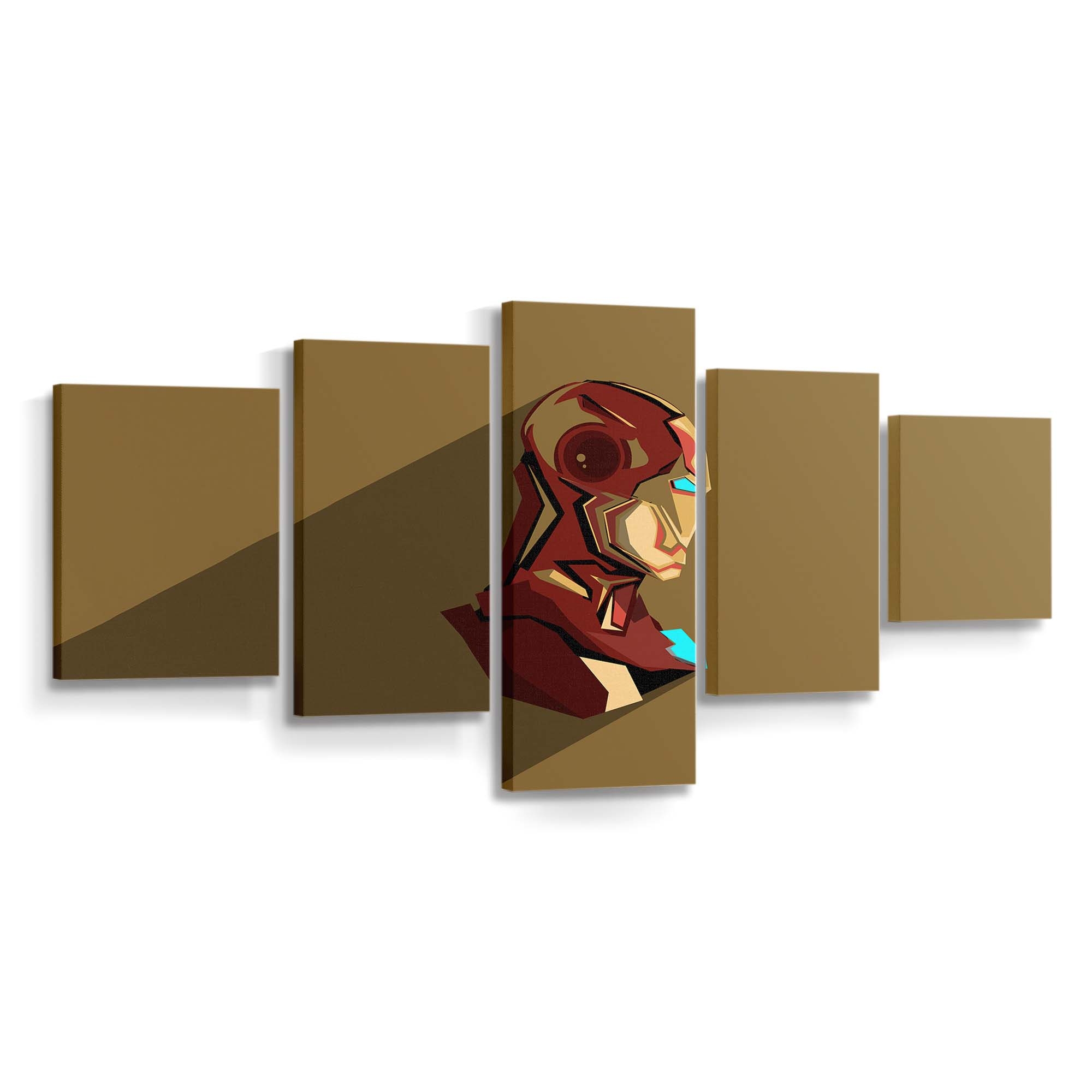 Iron Man Minimal Artwork Leinwandbild - Wanddeko