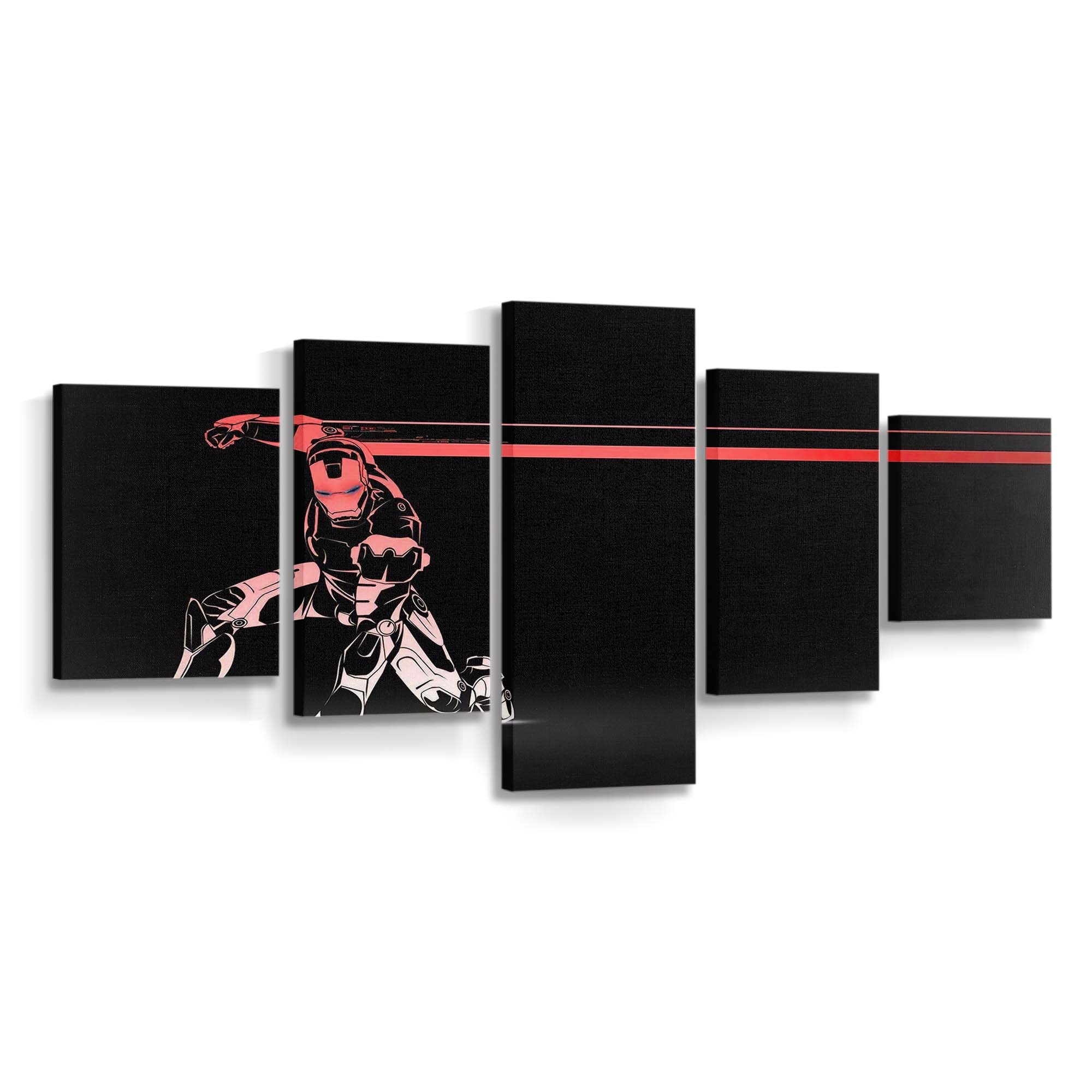 Iron Man Minimalismus Neu Leinwandbild - Wanddeko