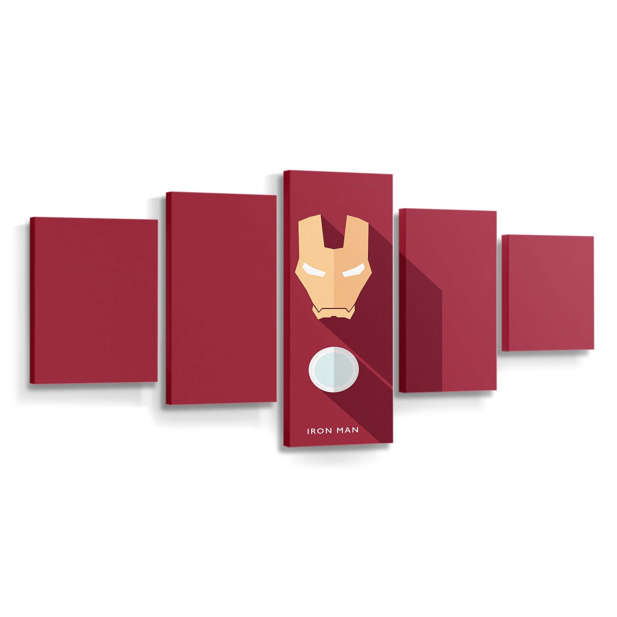 Iron Man Minimalisten Leinwandbild - Wanddeko