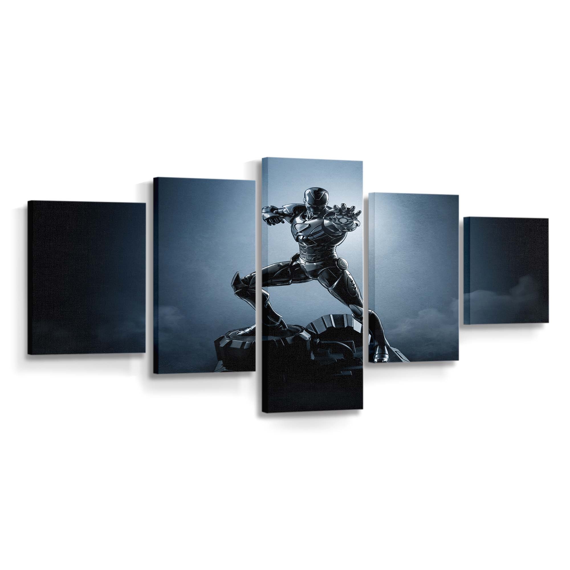 Iron Man Neuer schwarzer Anzug Leinwandbild - Wanddeko