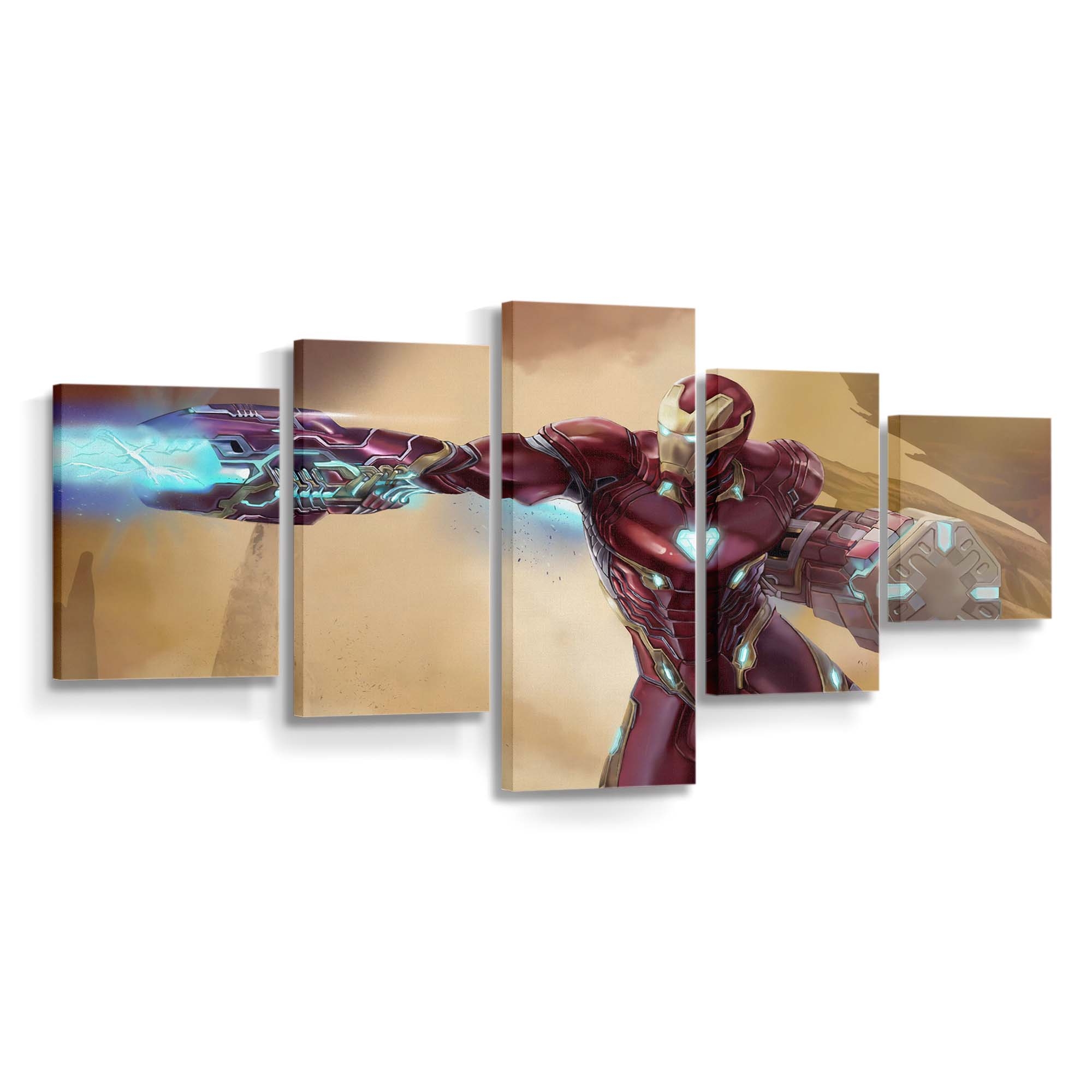 Iron Man Neuer Anzug Kunst Leinwandbild - Wanddeko