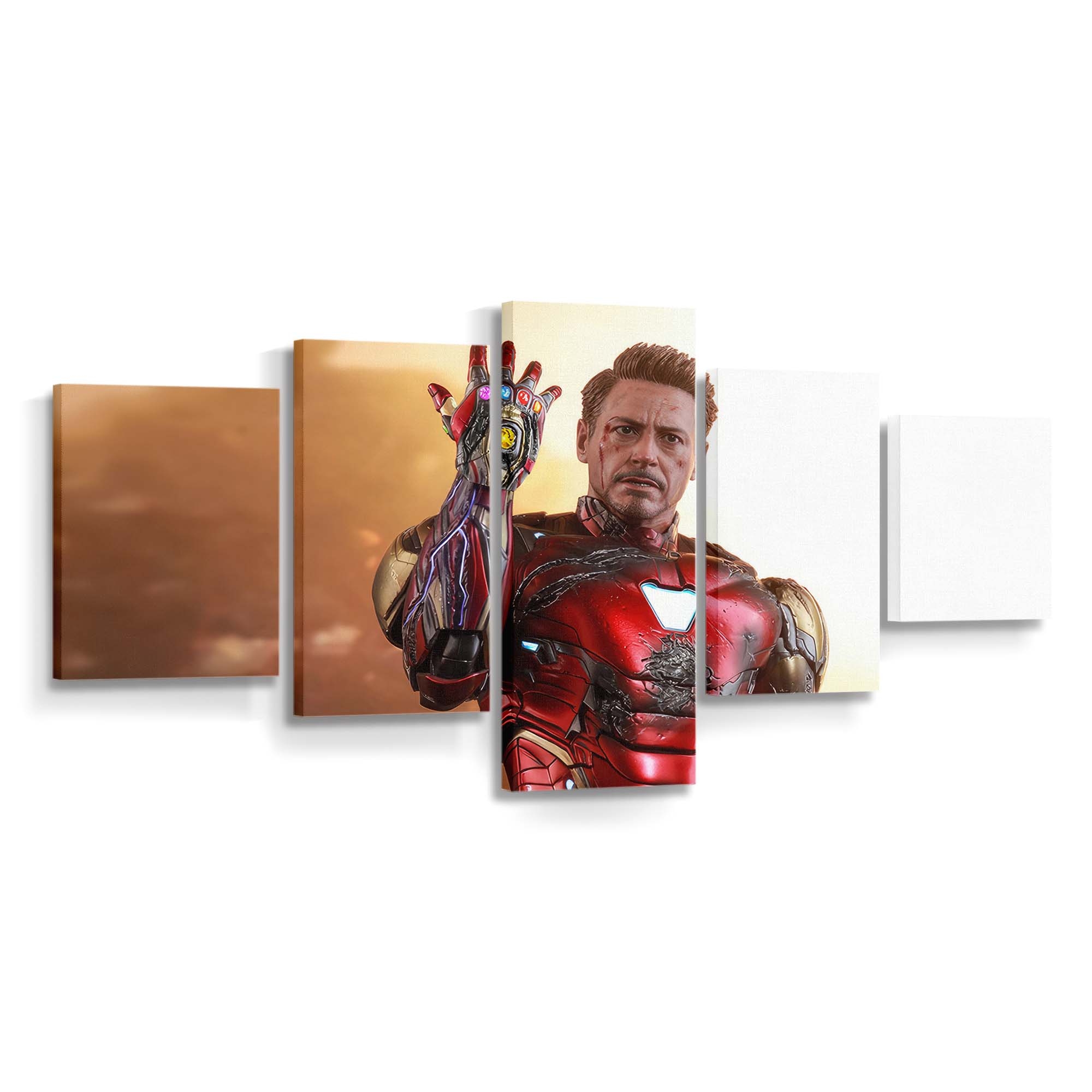 Iron Man Only One Leinwandbild - Wanddeko