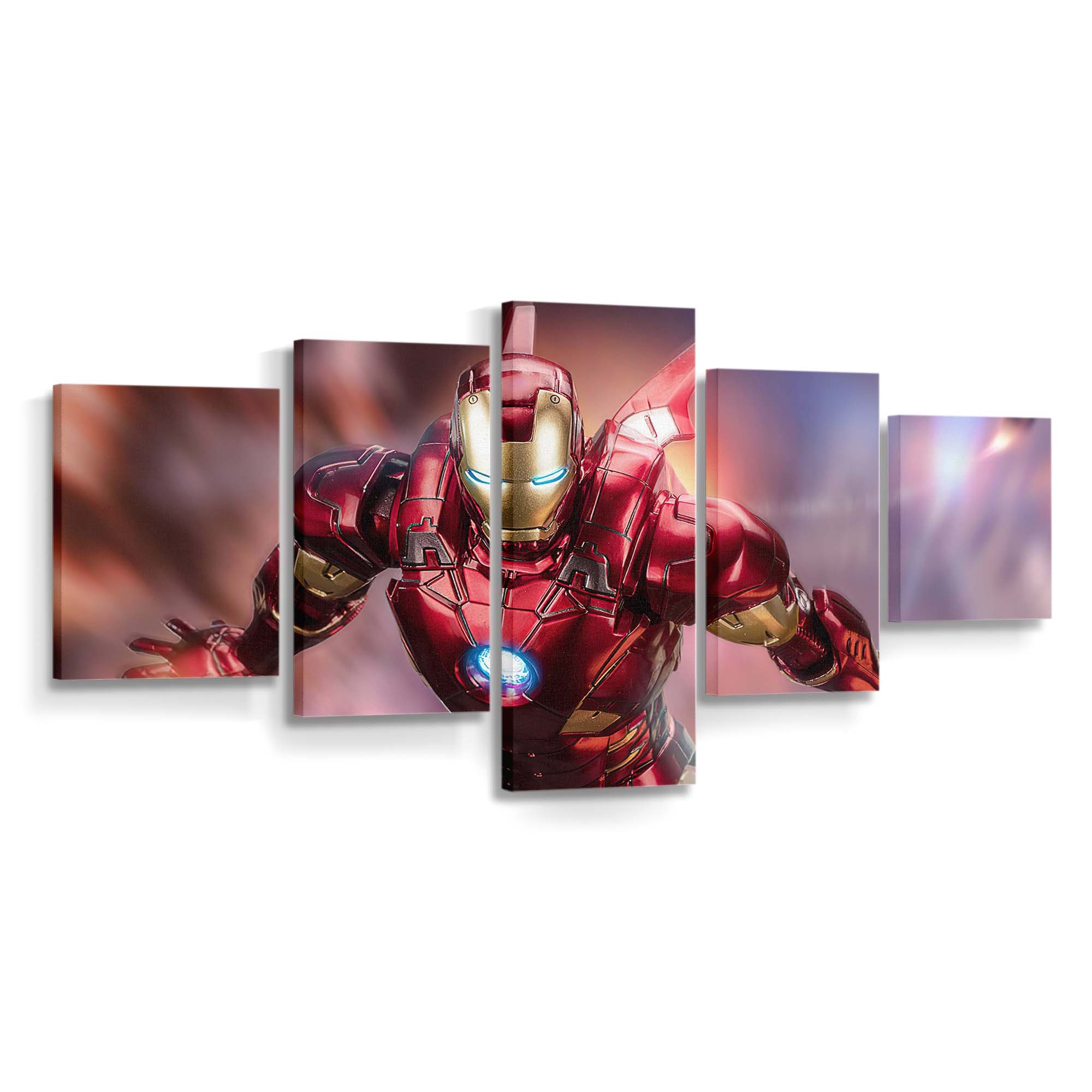 Iron Man Powerful Flight Leinwandbild - Wanddeko