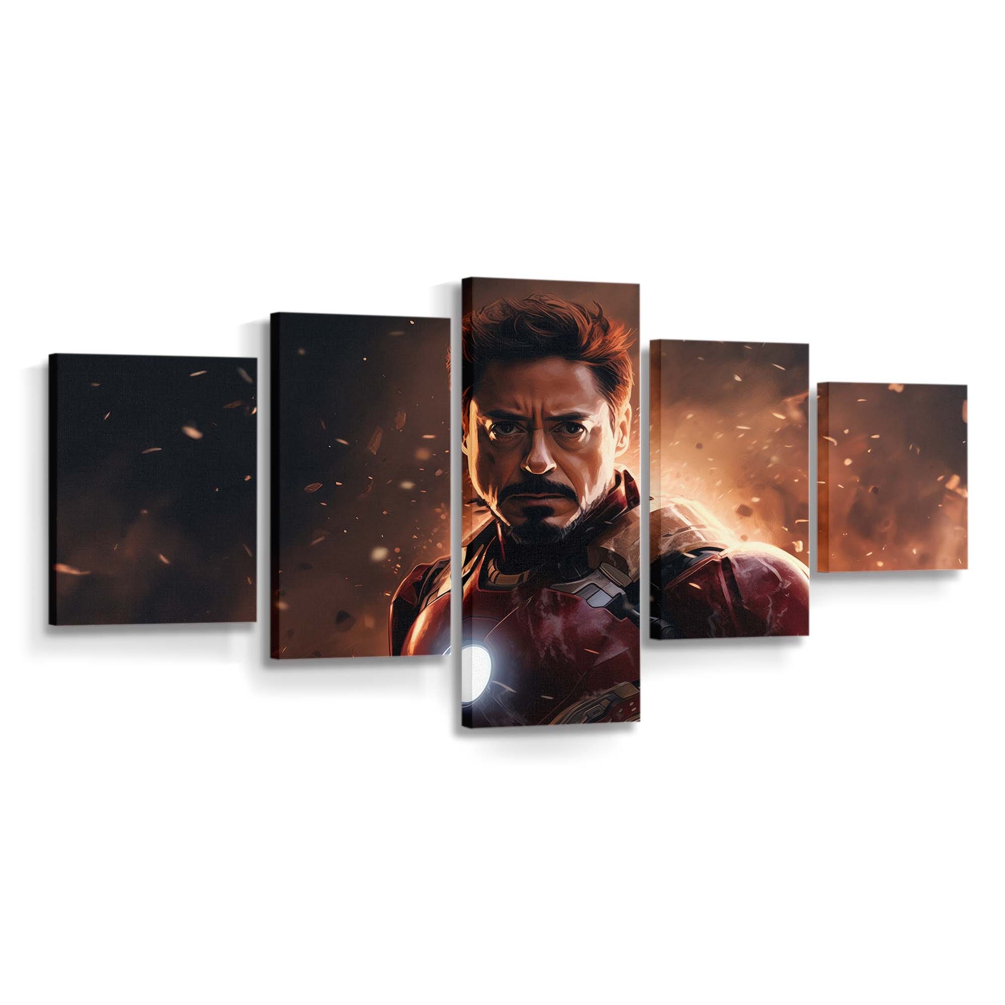 Iron Man Entschlossenheit Leinwandbild - Wanddeko