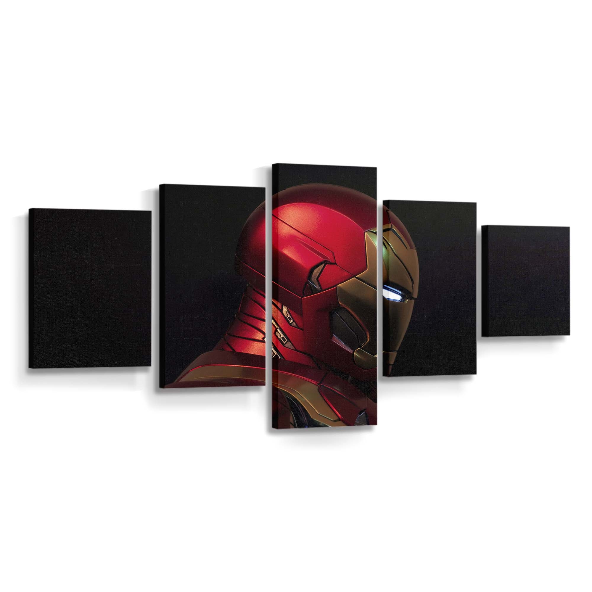 Iron Man Seite Leinwandbild - Wanddeko