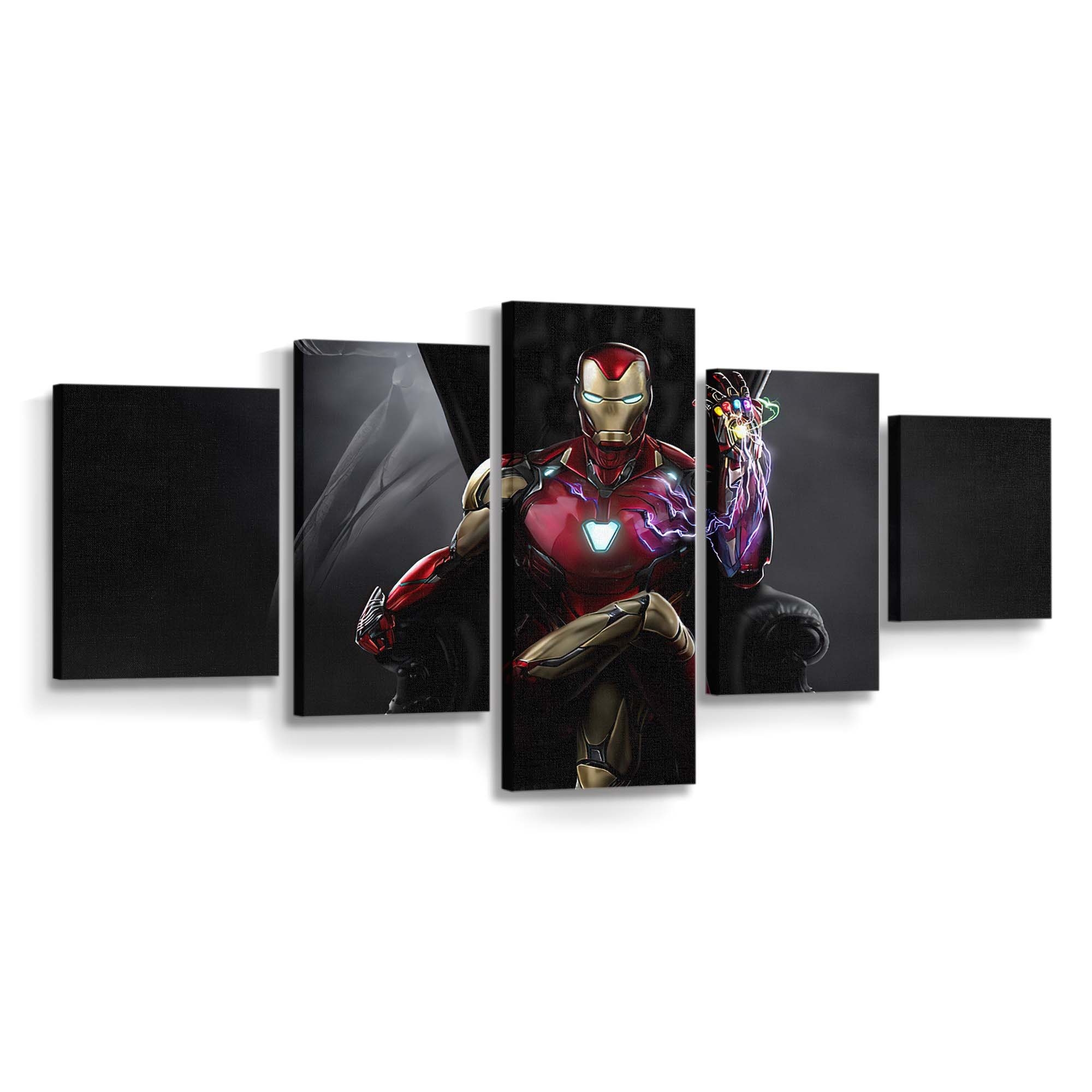 Iron Man sitzend Leinwandbild - Wanddeko