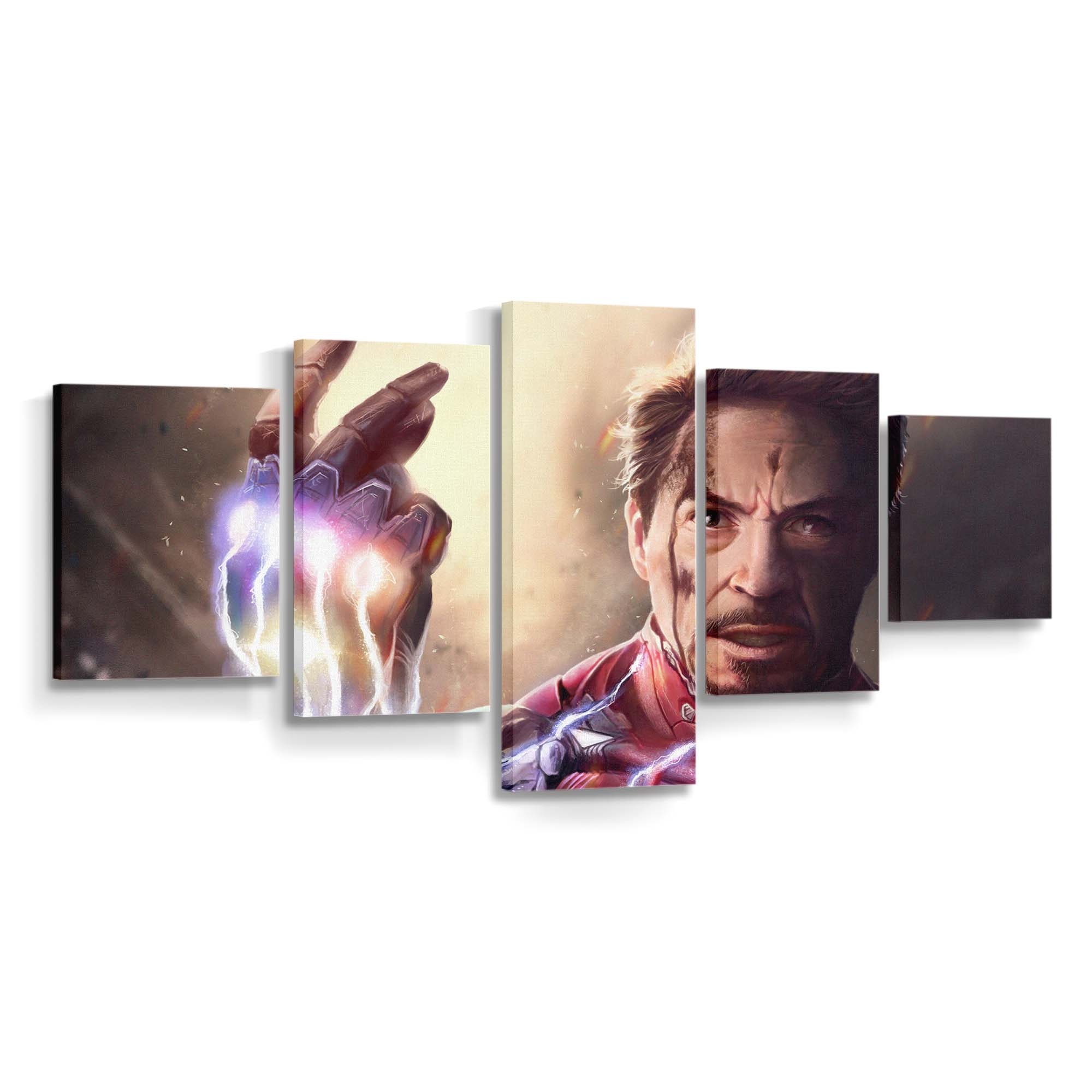 Iron Man Snap Leinwandbild - Wanddeko