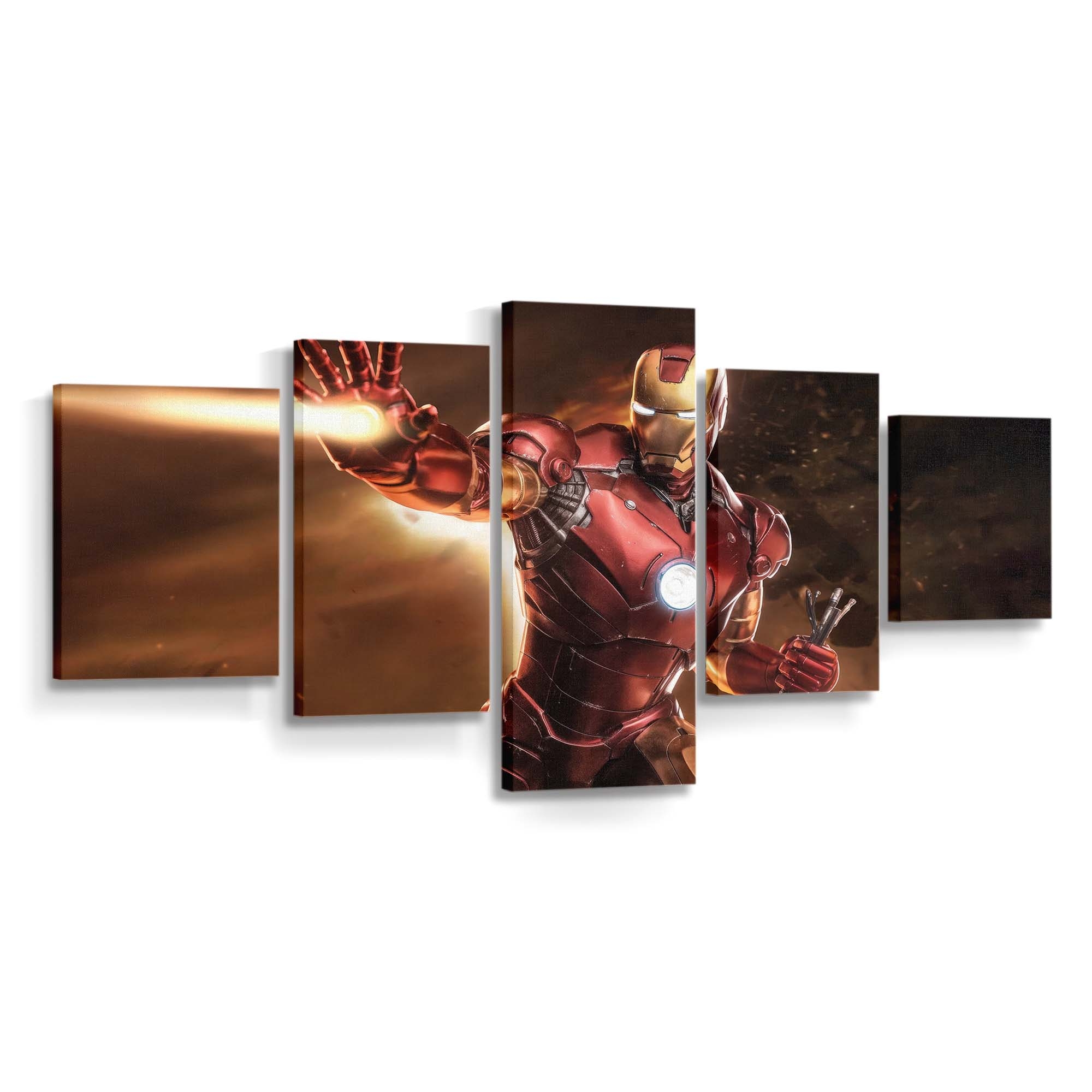 Iron Man Technologischer Triumph Leinwandbild - Wanddeko