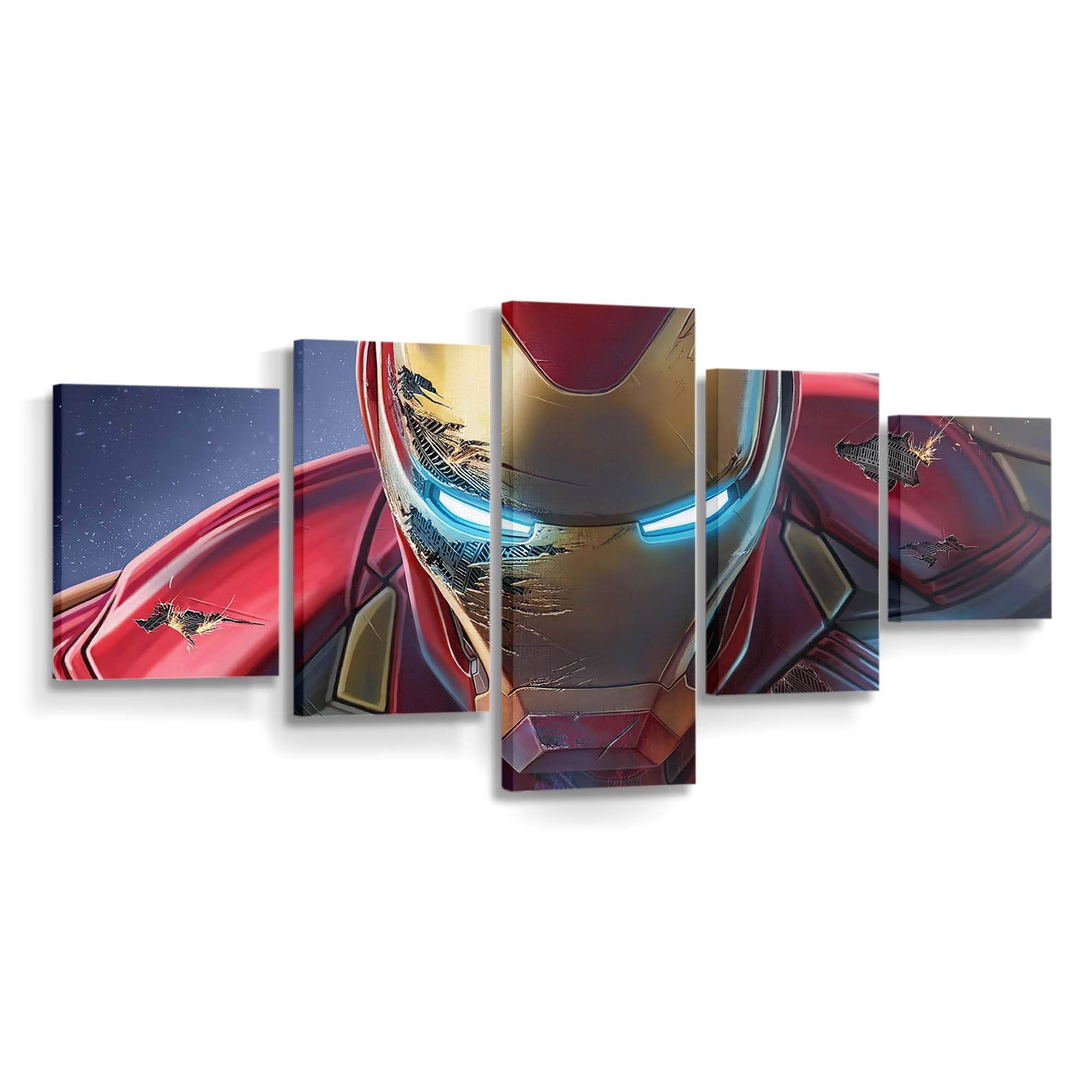 Iron Man Die Avengers Leinwandbild - Wanddeko