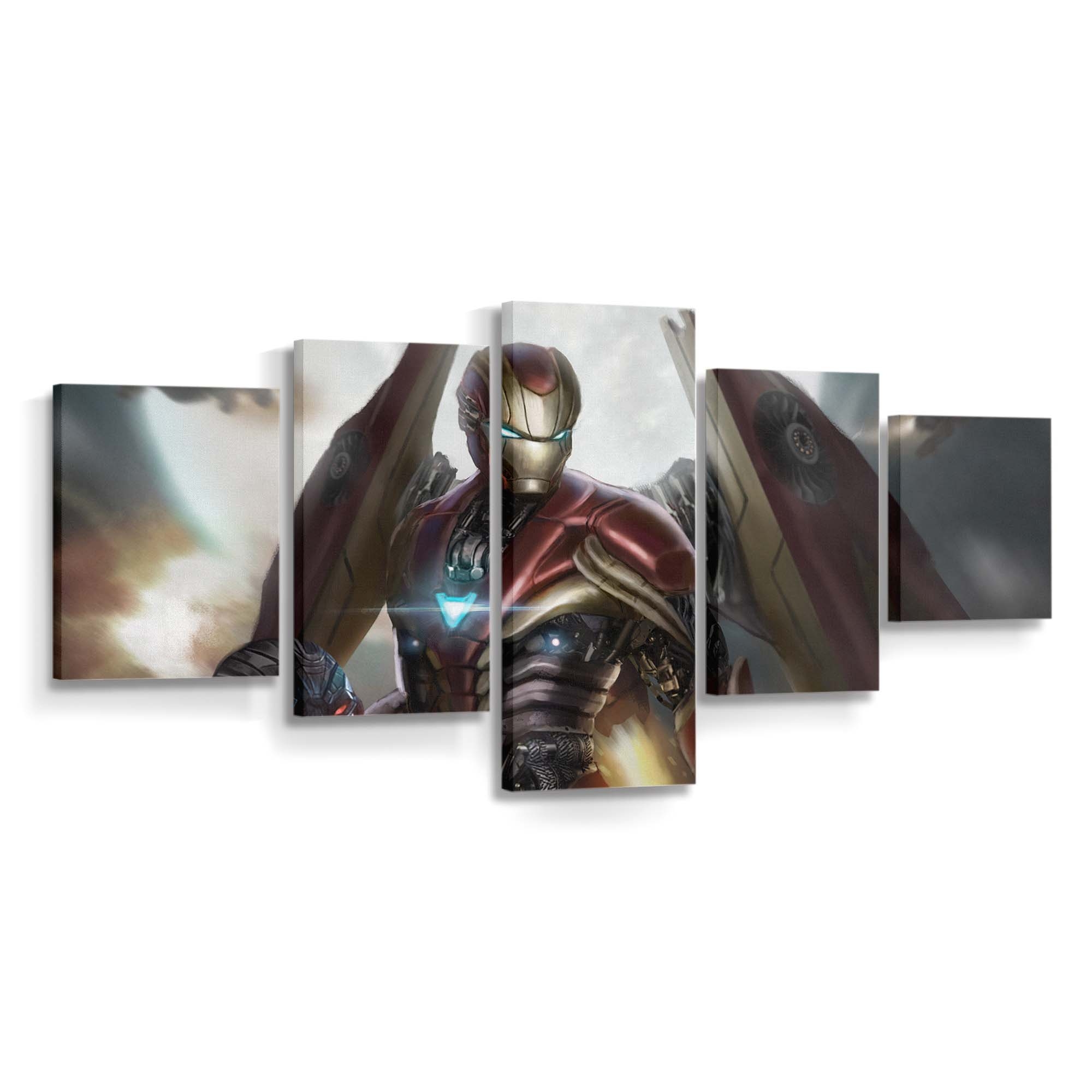 Iron Man Die erwachende Maschine Leinwandbild - Wanddeko