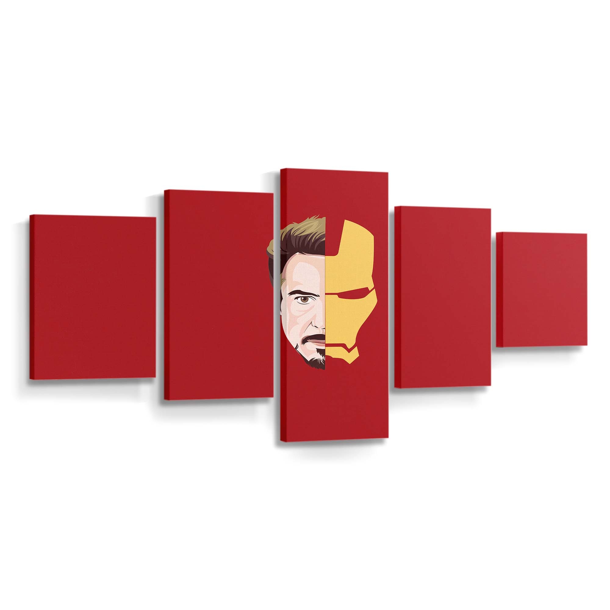 Iron Man Die Schlacht der Anzüge Leinwandbild - Wanddeko