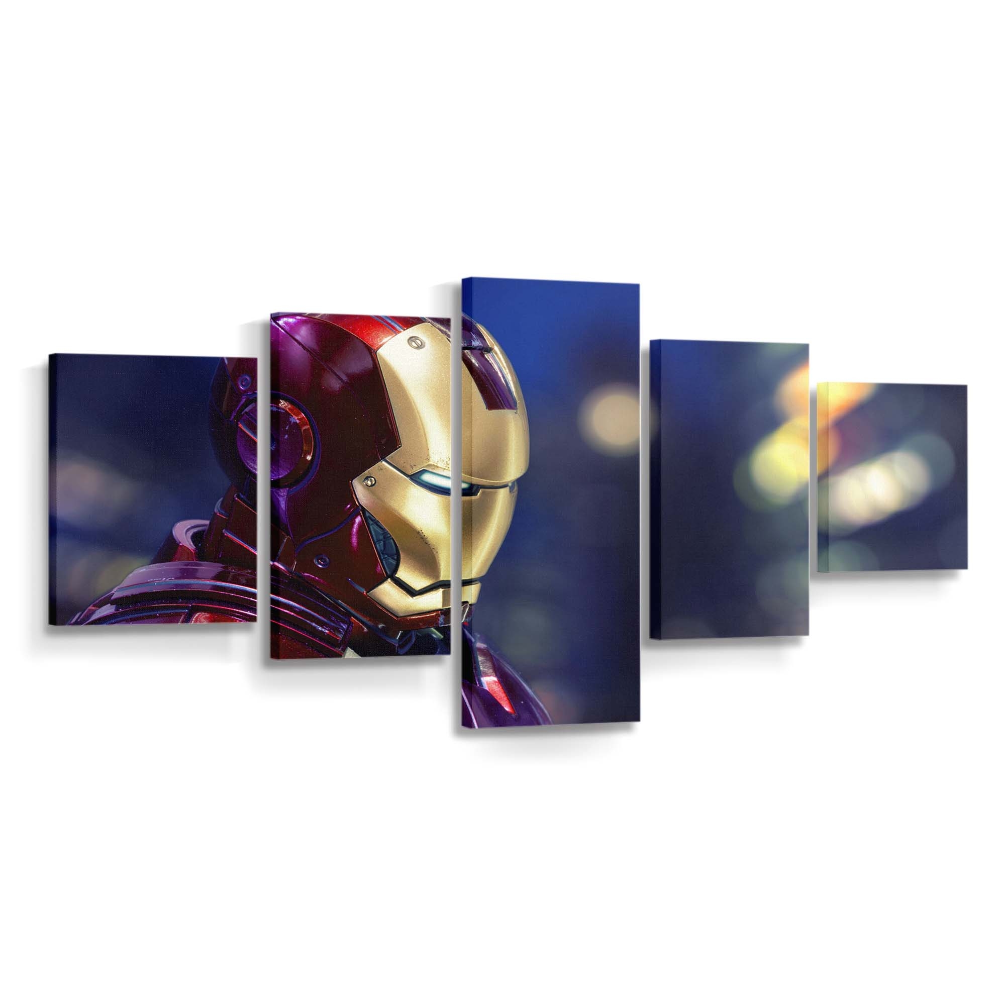 Iron Man Gedanken Leinwandbild - Wanddeko