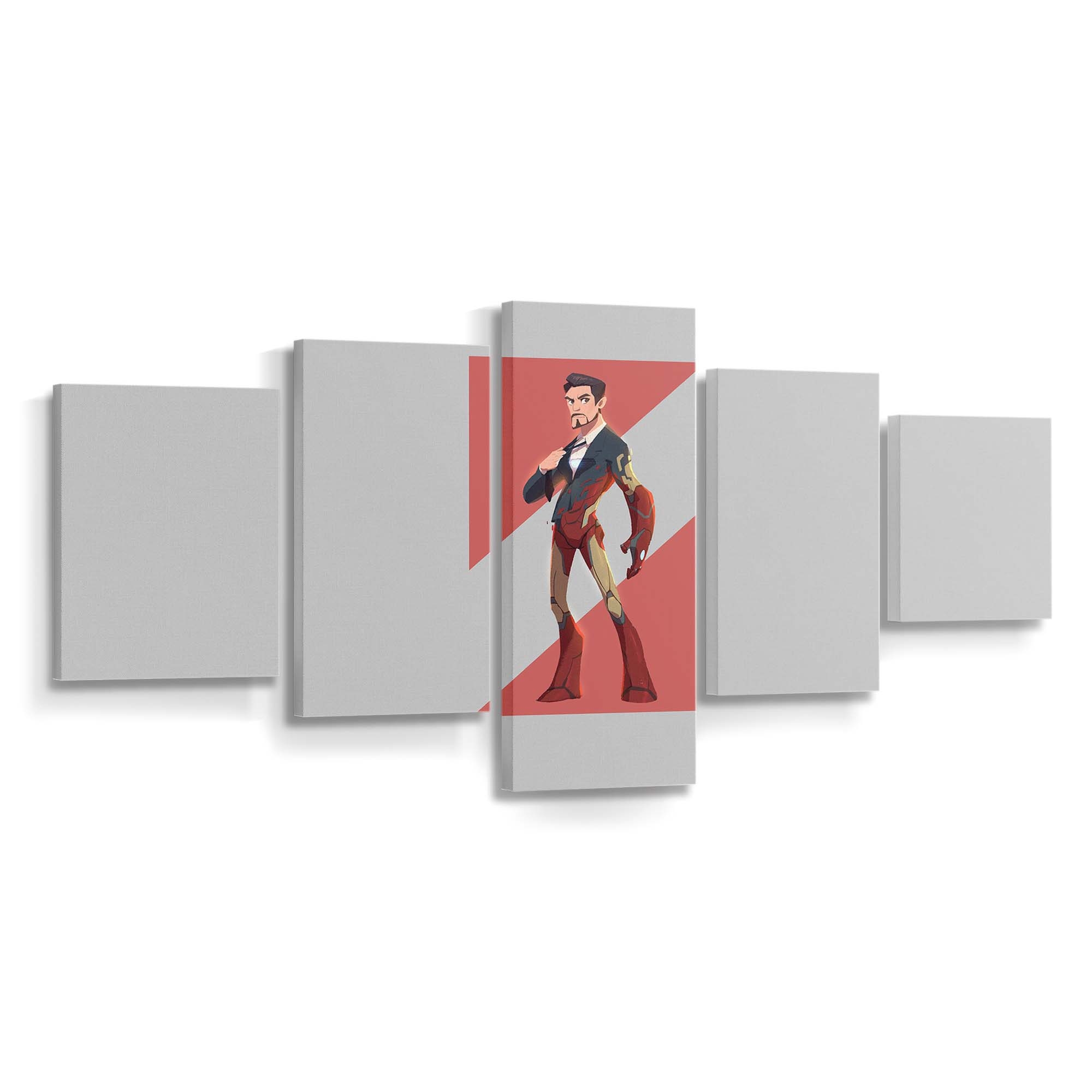 Iron Man Tony Minimalismus Leinwandbild - Wanddeko