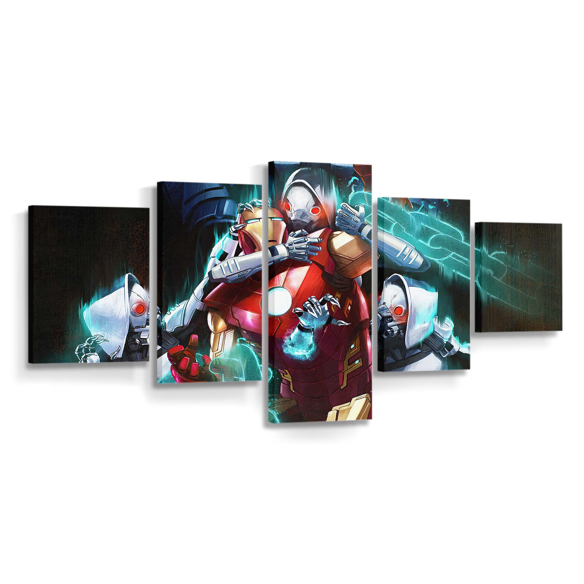Iron Man gefangen Leinwandbild - Wanddeko