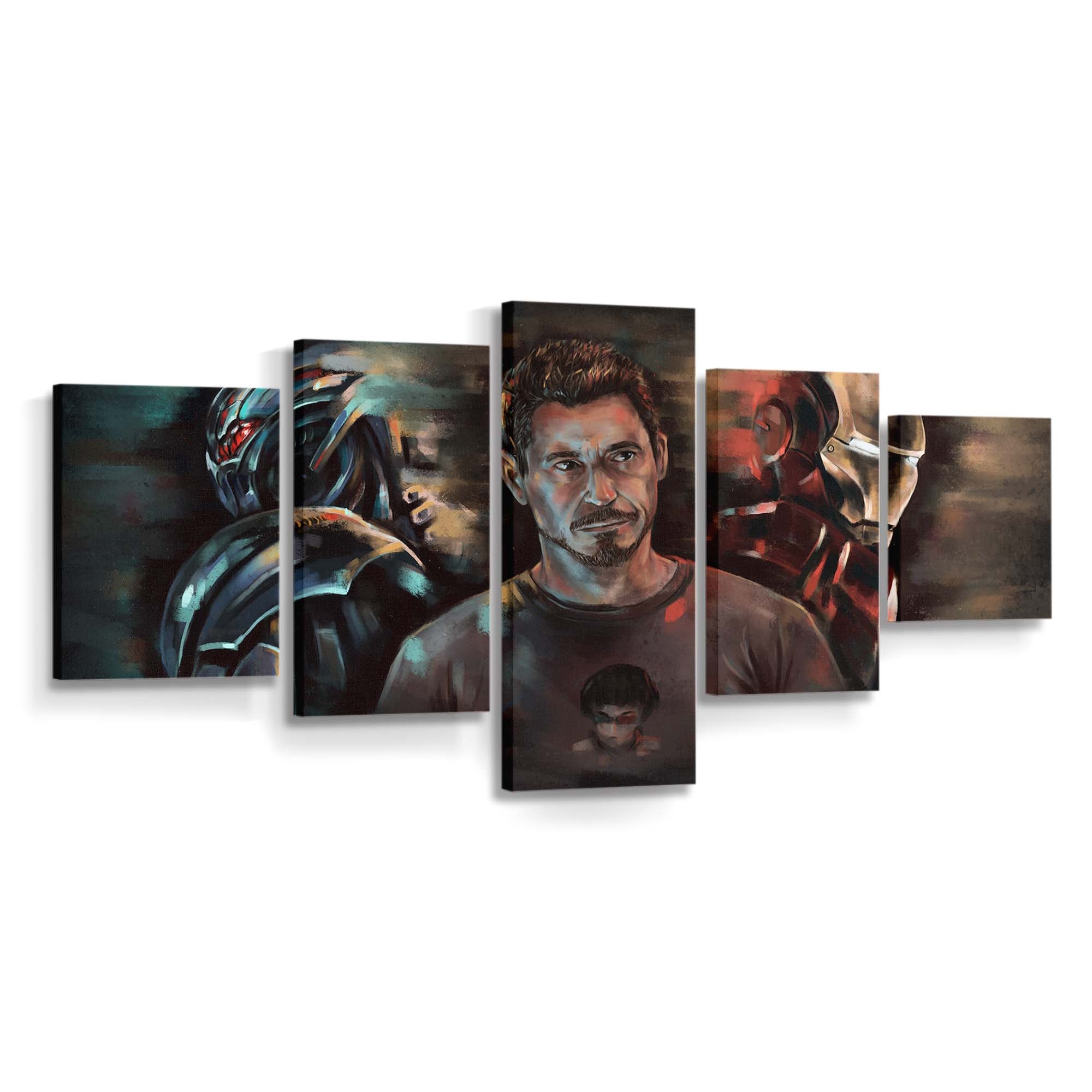 Iron Man Ultron Leinwandbild - Wanddeko