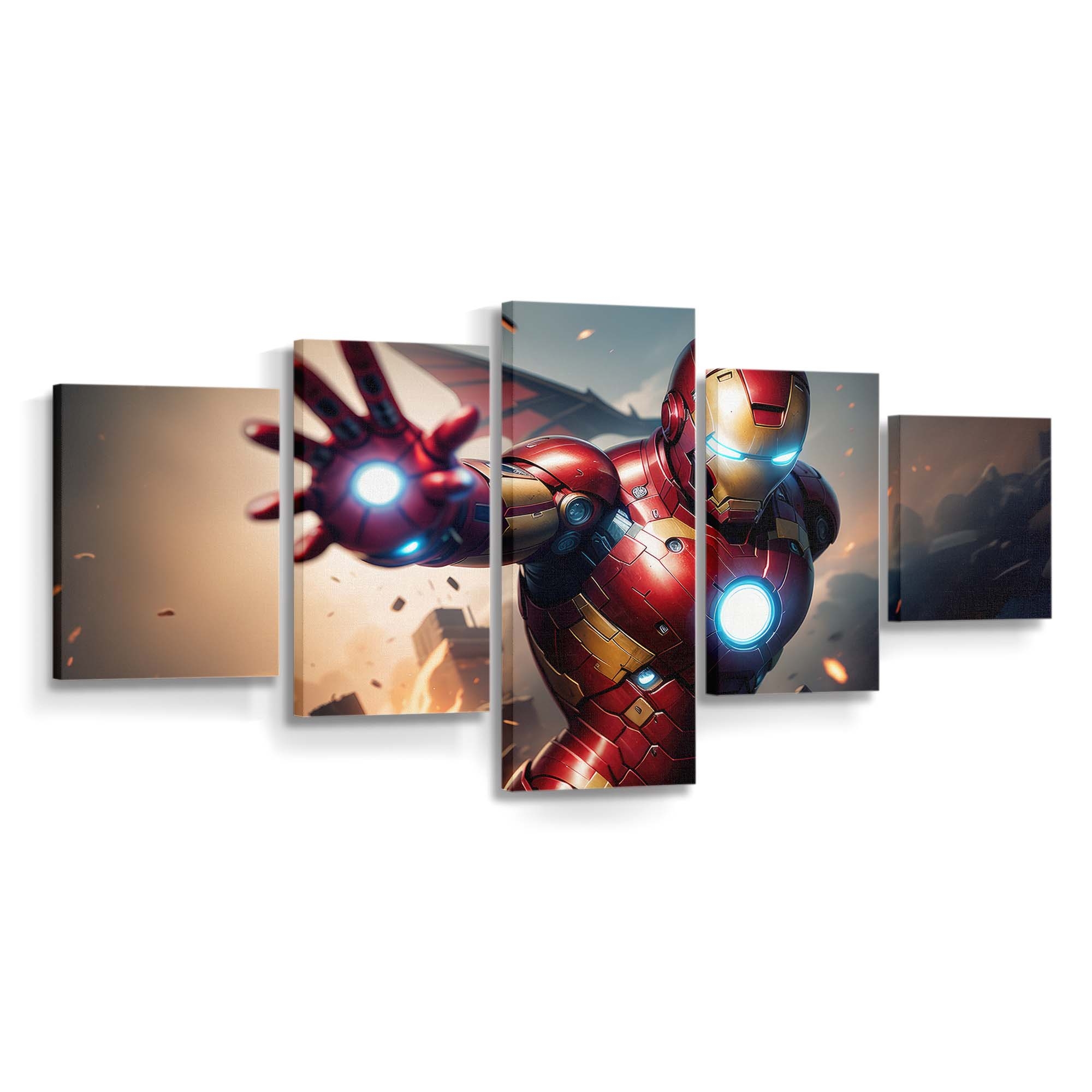 Iron Man unaufhaltsamer Rächer Leinwandbild - Wanddeko