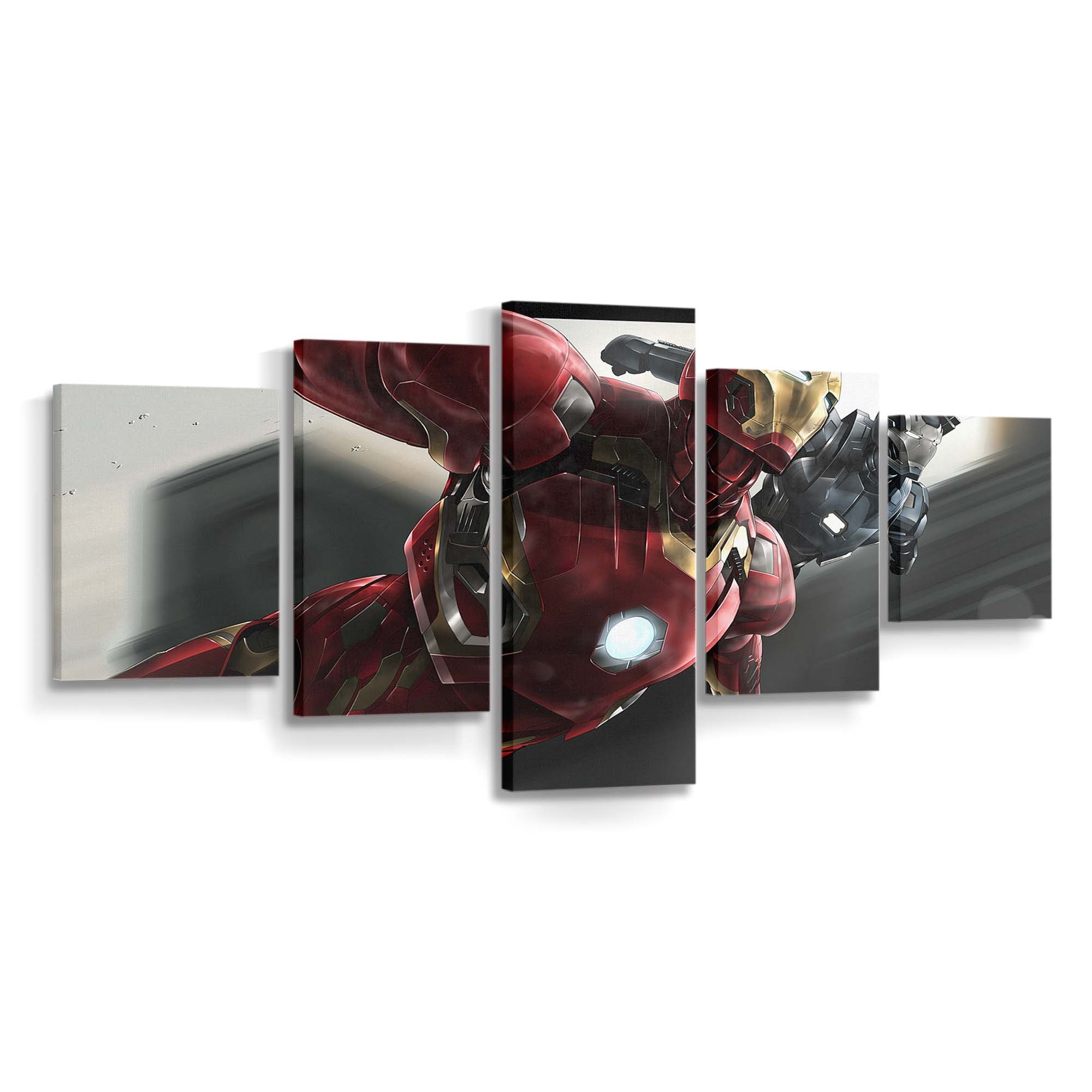 Iron Man War Machine Kunst Leinwandbild - Wanddeko