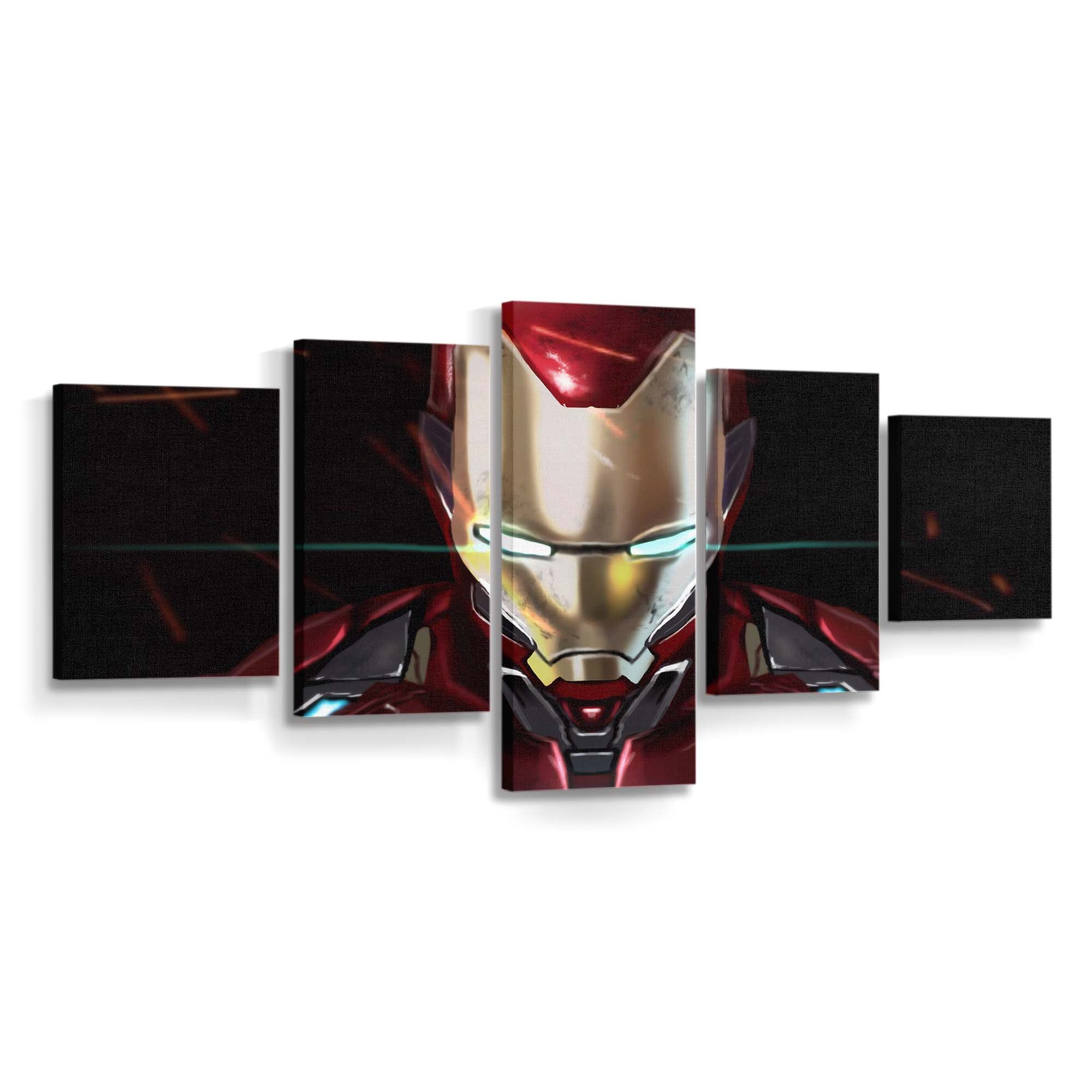 Iron Man mit Infinity Gauntlet 2 Leinwandbild - Wanddeko