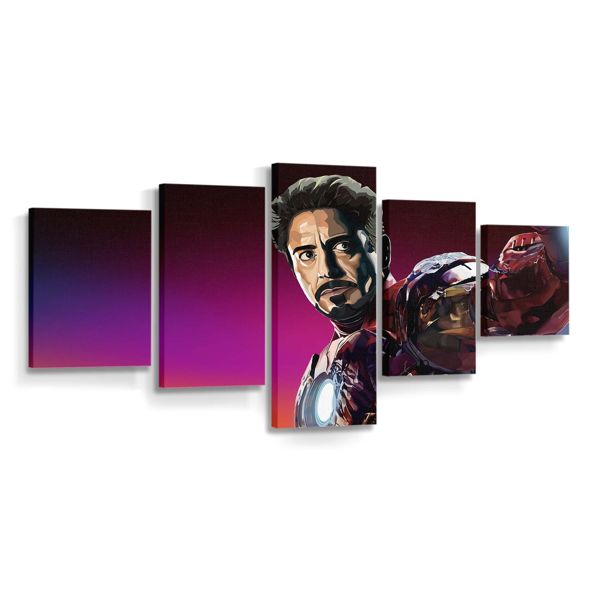 Ironman Digitalart Leinwandbild - Wanddeko