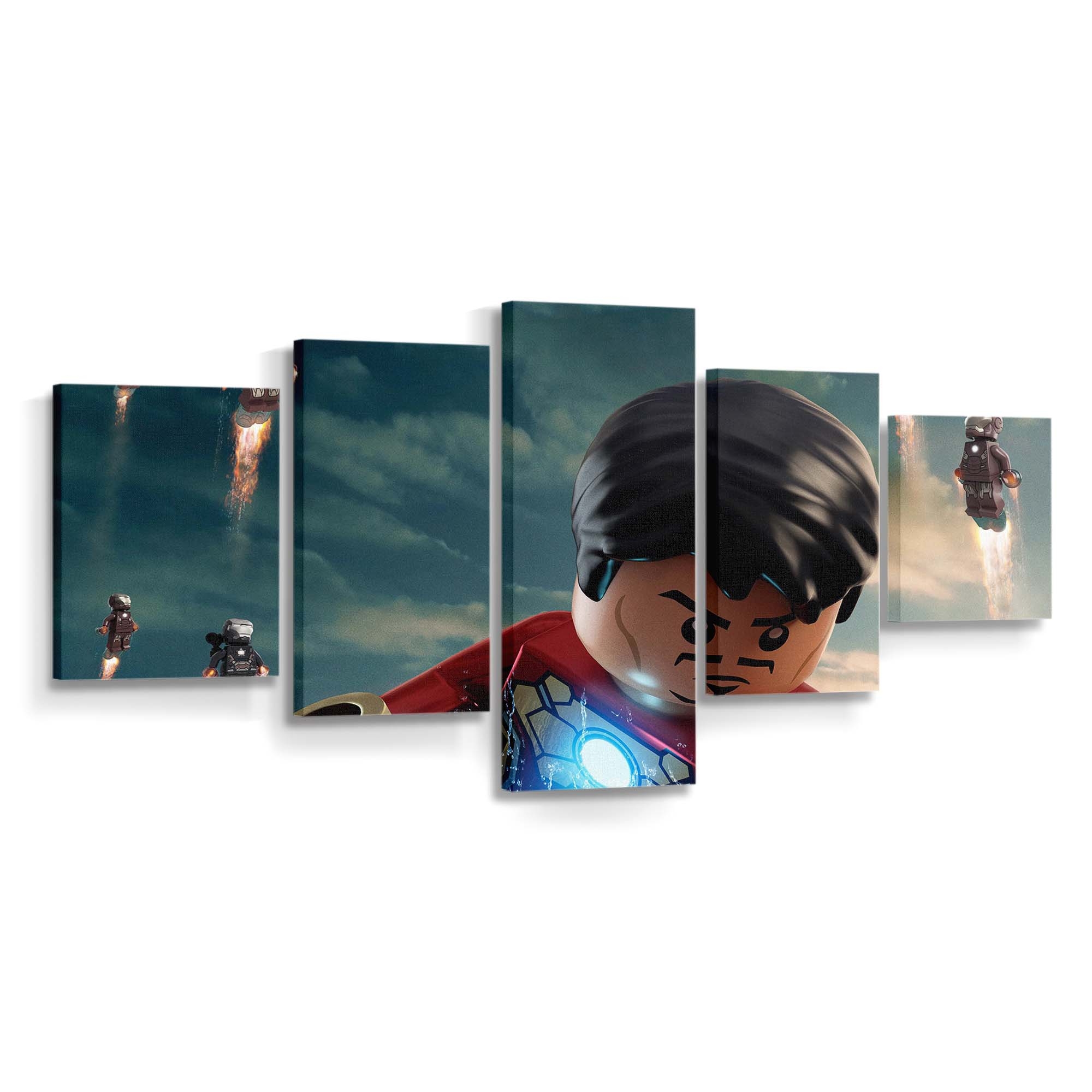 Lego Iron Man Leinwandbild - Wanddeko