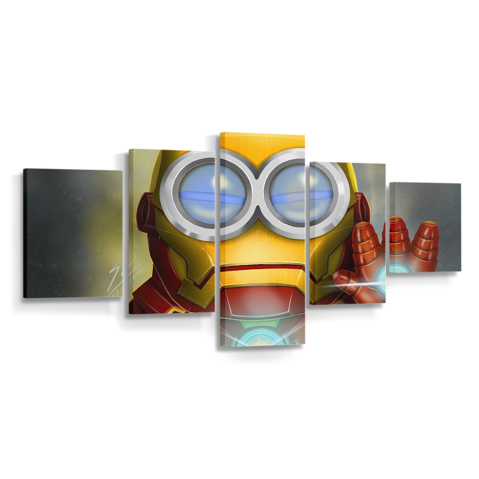 Minion As Iron Man Leinwandbild - Wanddeko