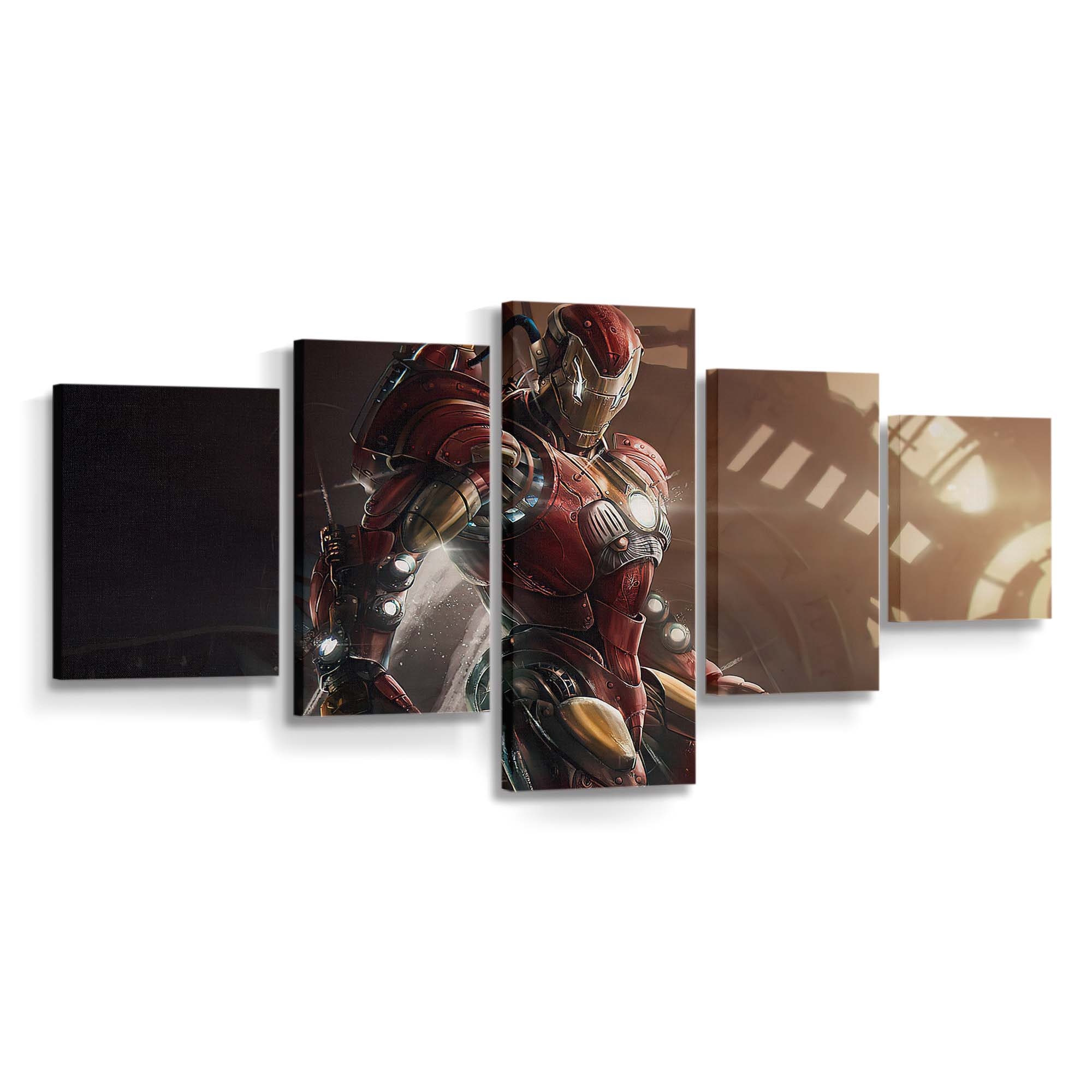 Steampunk Ironman Leinwandbild - Wanddeko