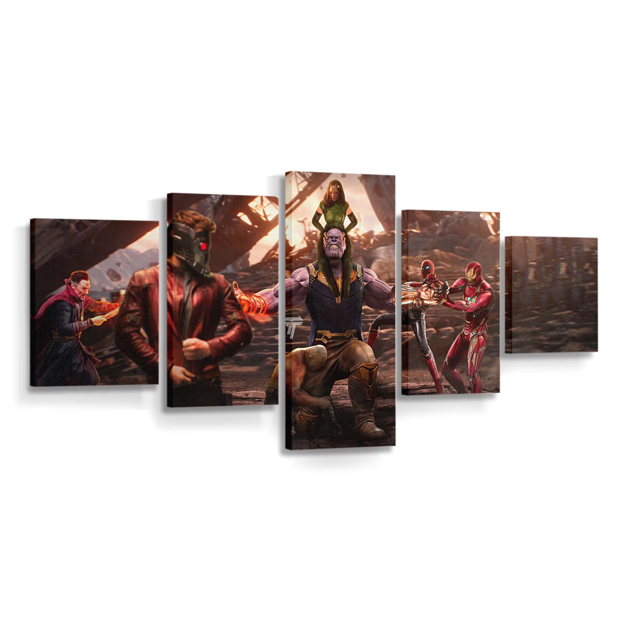 Thanos gegen Avengers Leinwandbild - Wanddeko