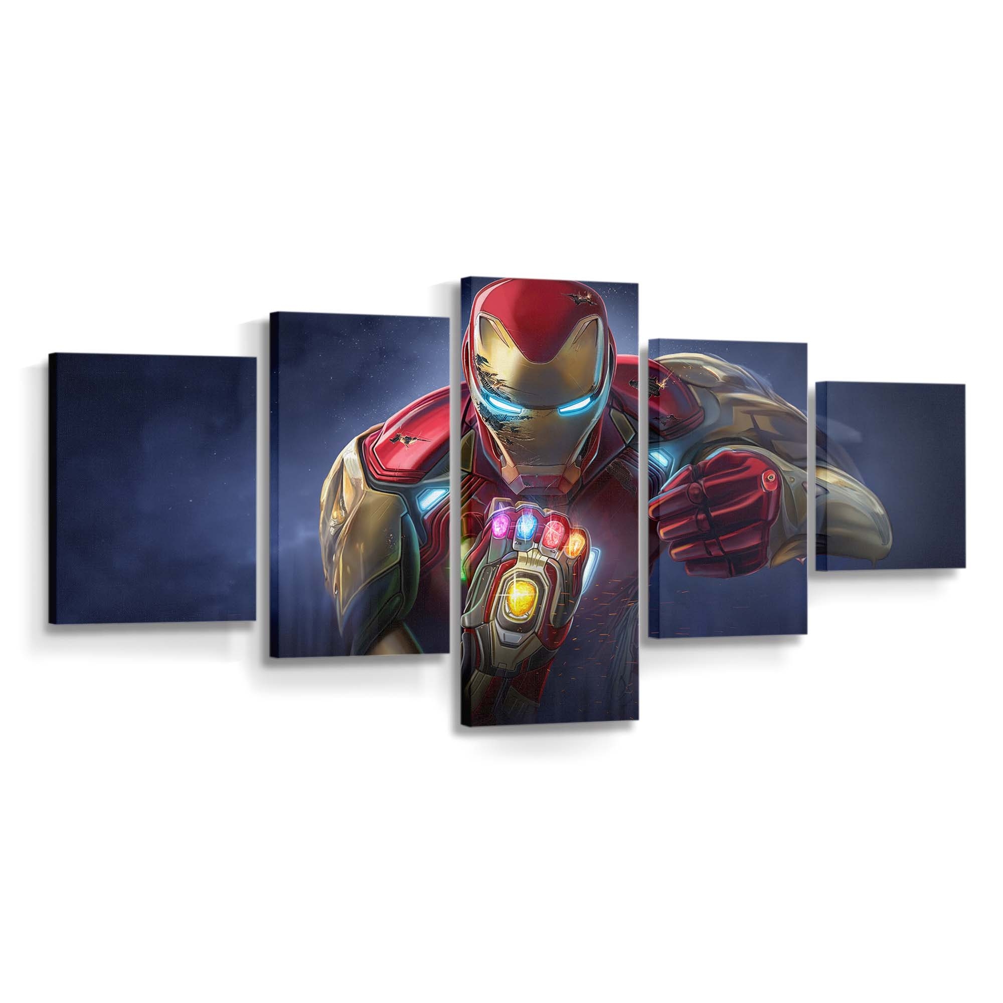 Der Infinity Gauntlet entfesselt Leinwandbild - Wanddeko