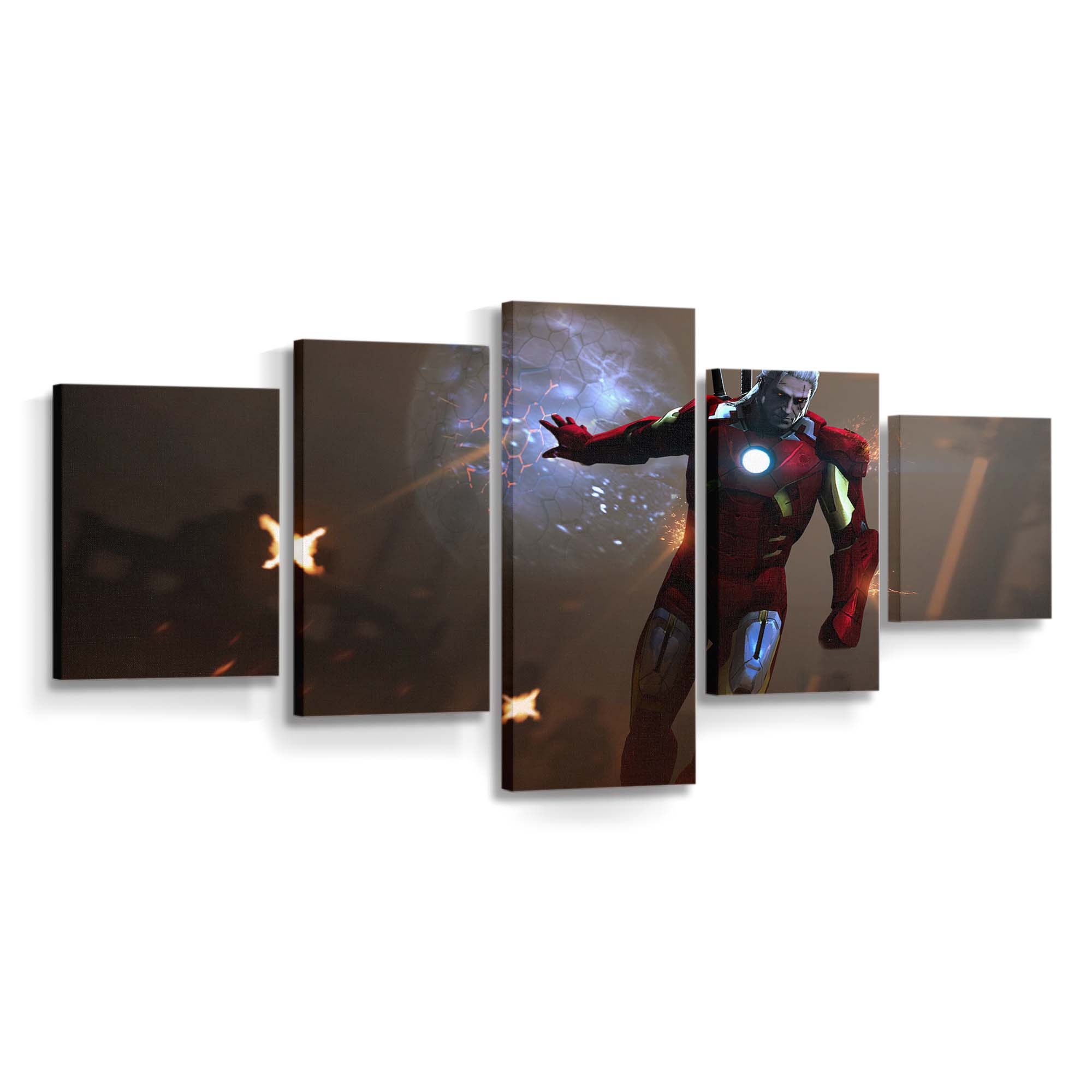 Der Hexer als Iron Man Leinwandbild - Wanddeko