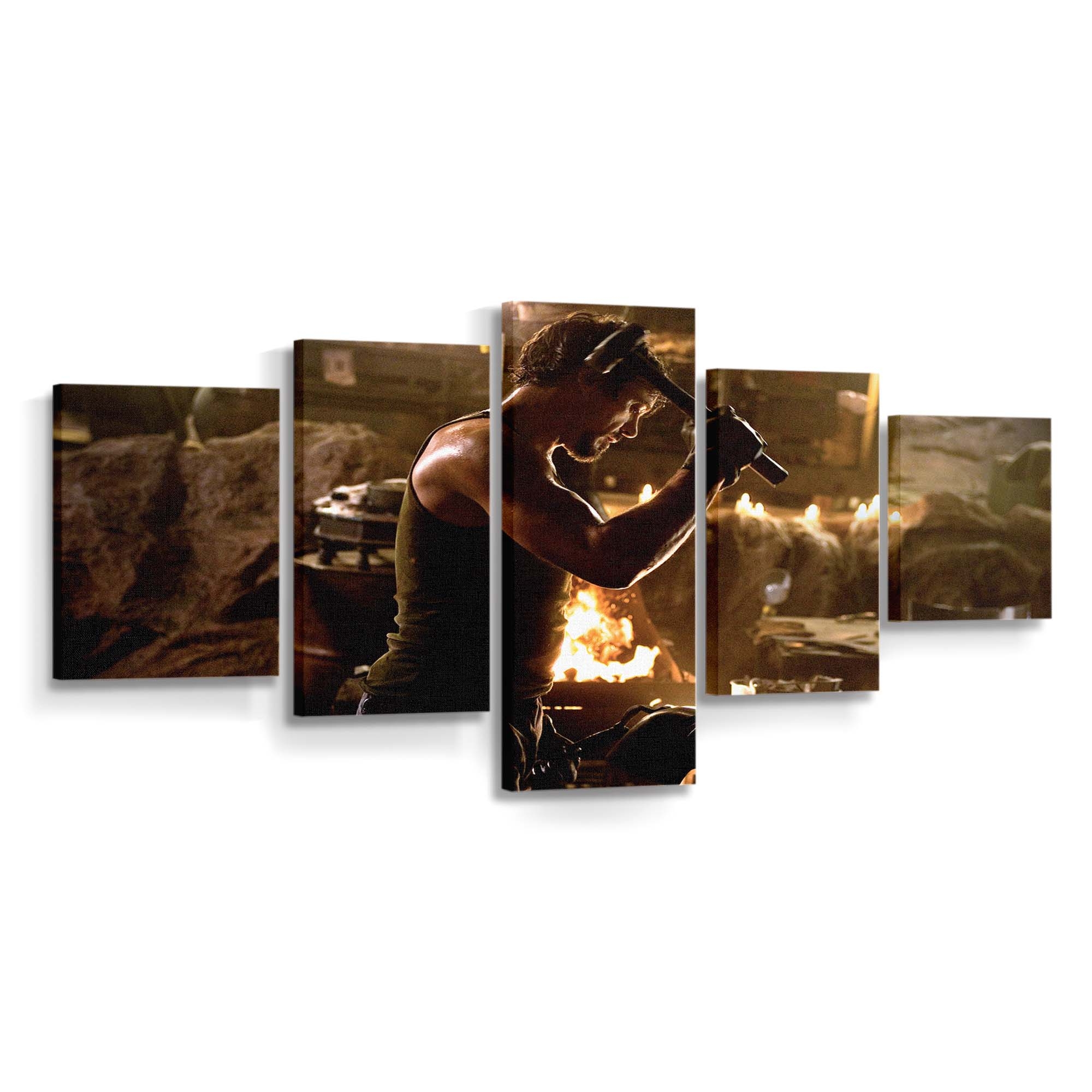 Tony Stark in der Höhle Leinwandbild - Wanddeko