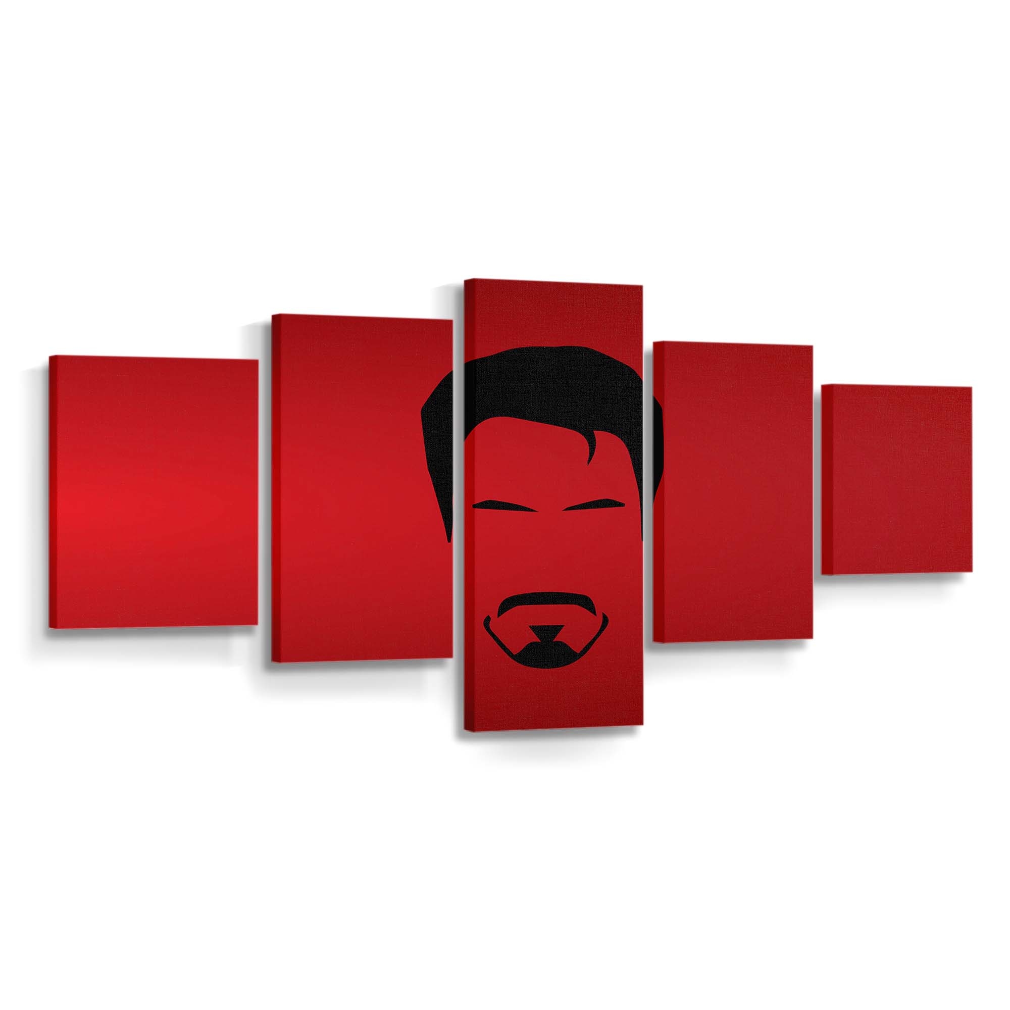Tony Stark Minimalistisch Leinwandbild - Wanddeko