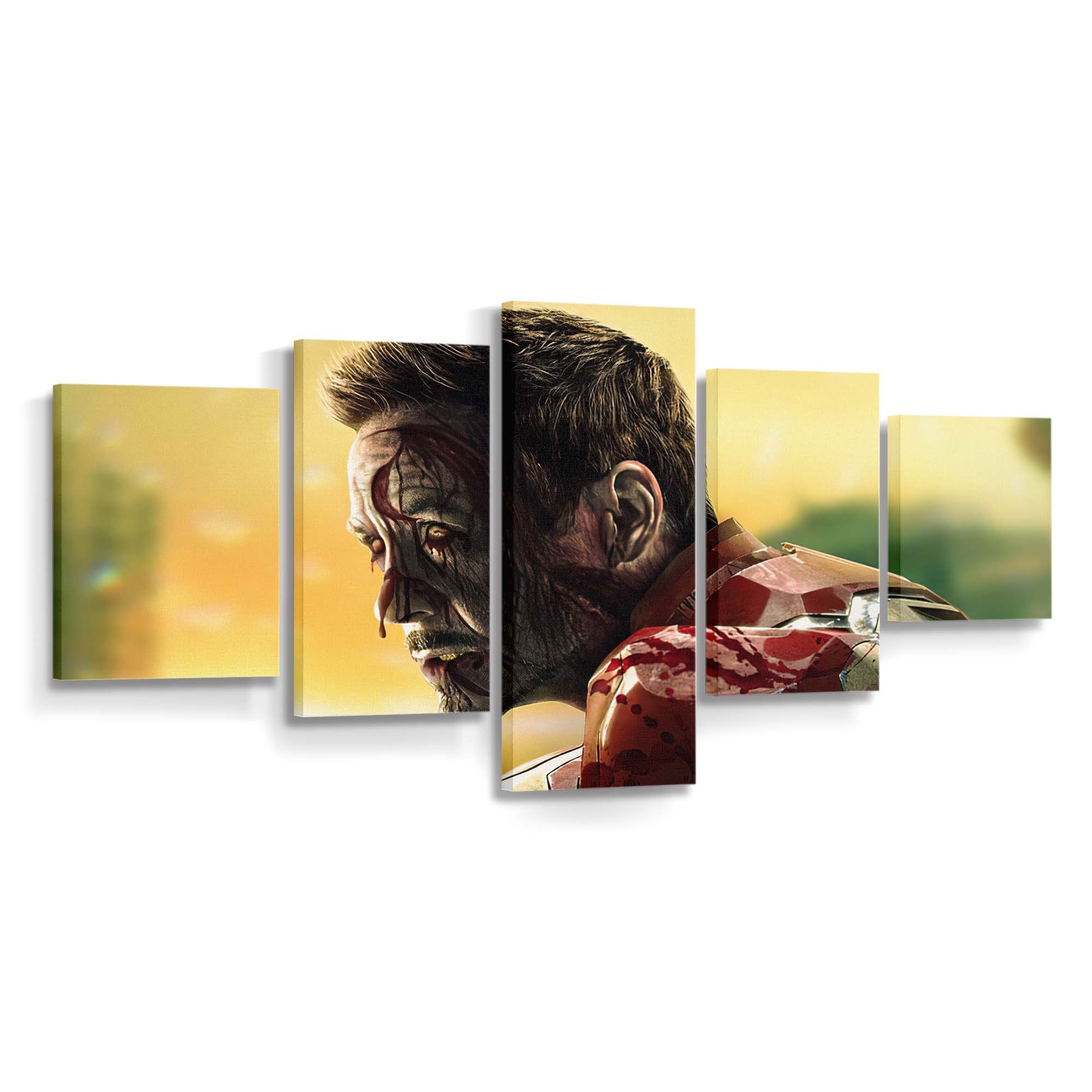 Tony Stark X Zombie Was wäre wenn Leinwandbild - Wanddeko