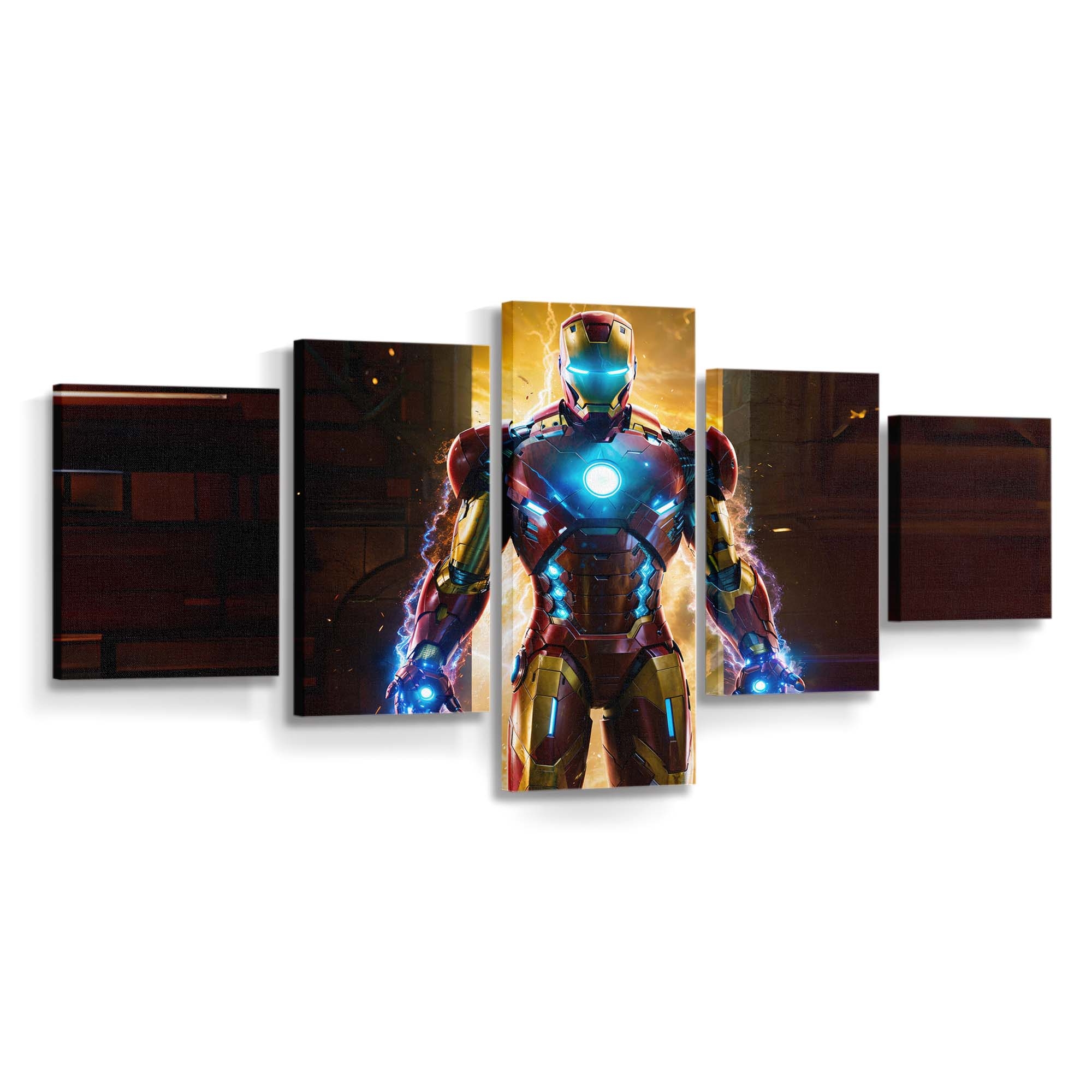Die Kraft von Iron Man entfesseln Leinwandbild - Wanddeko