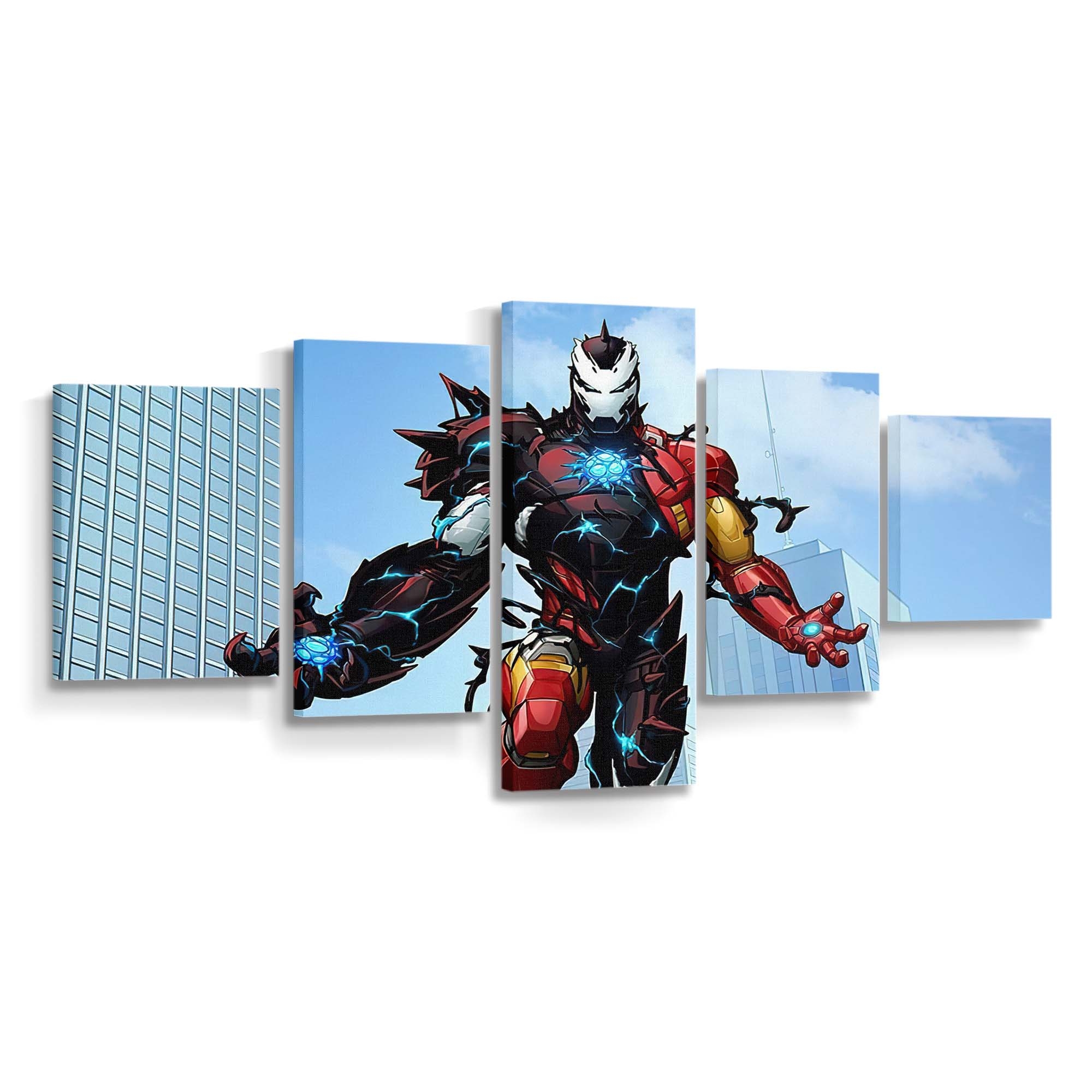 Venomized Iron Man Leinwandbild - Wanddeko