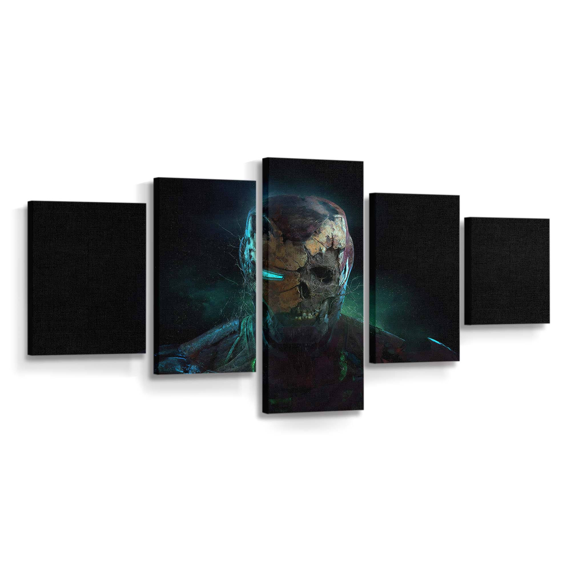 Zombie-Iron Man Leinwandbild - Wanddeko