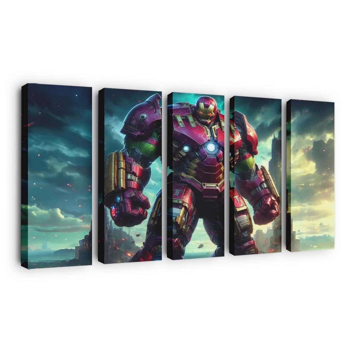 Iron Hulkbuster Power Leinwandbild - Wanddeko